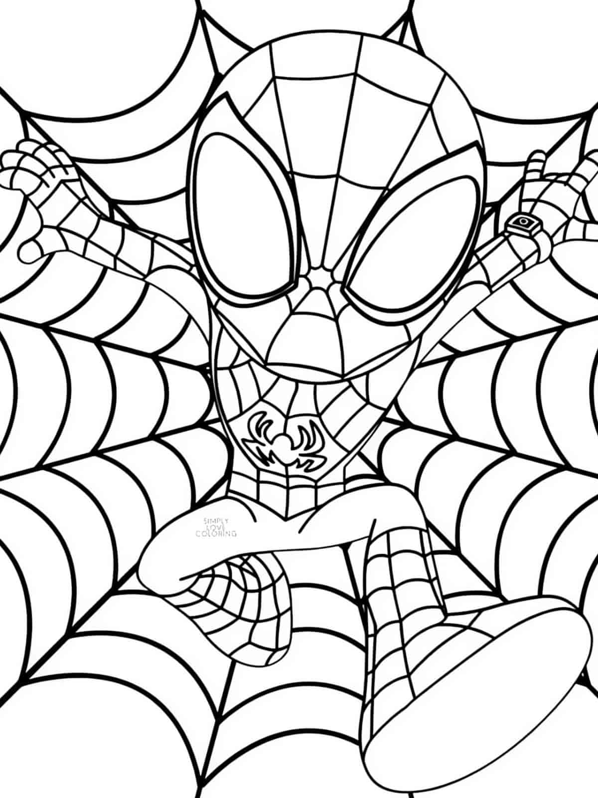 Printable Spidey And His Amazing Friends Coloring Sheets For Kids