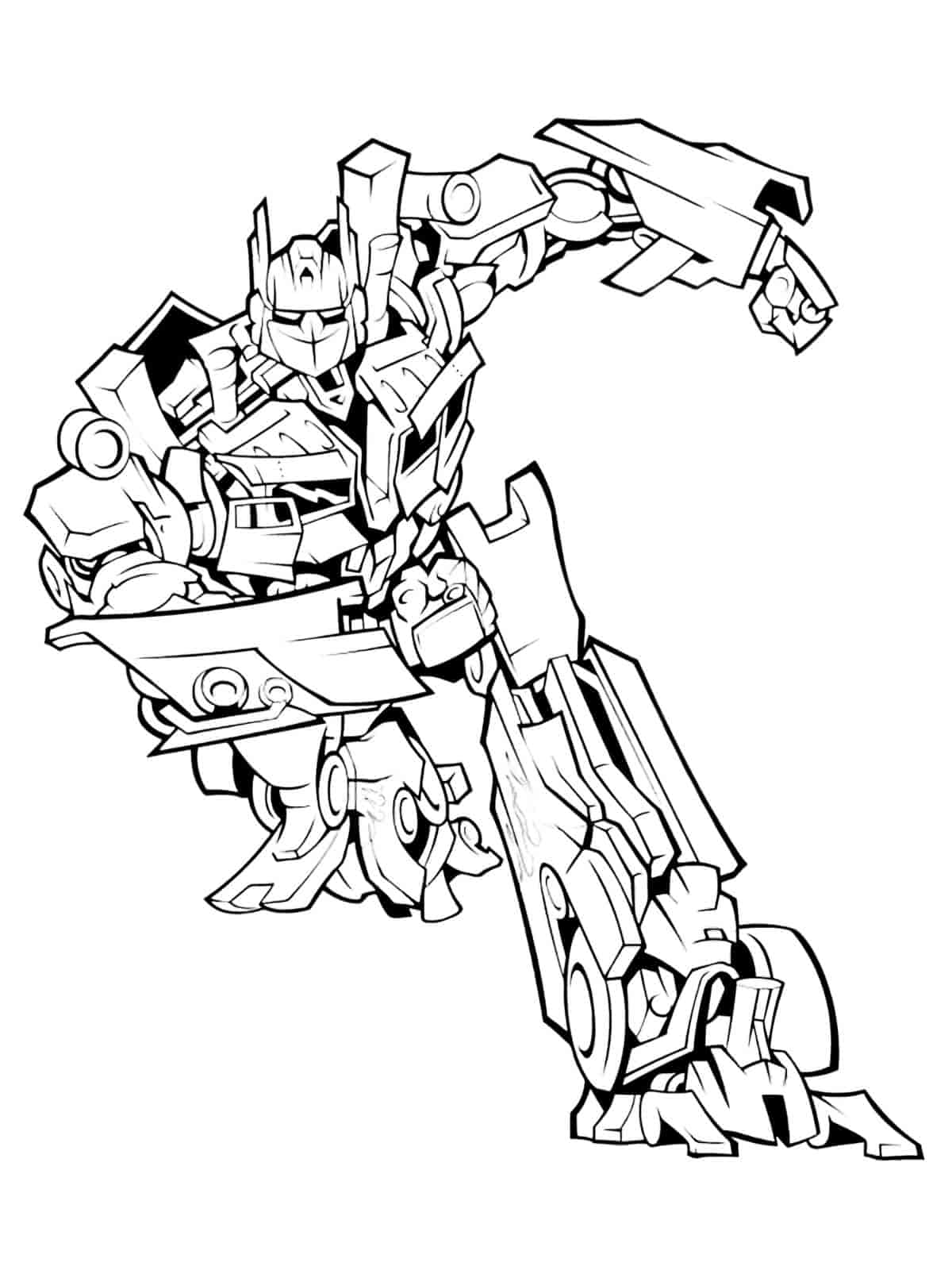 Printable Transformer Coloring Pages Pdf