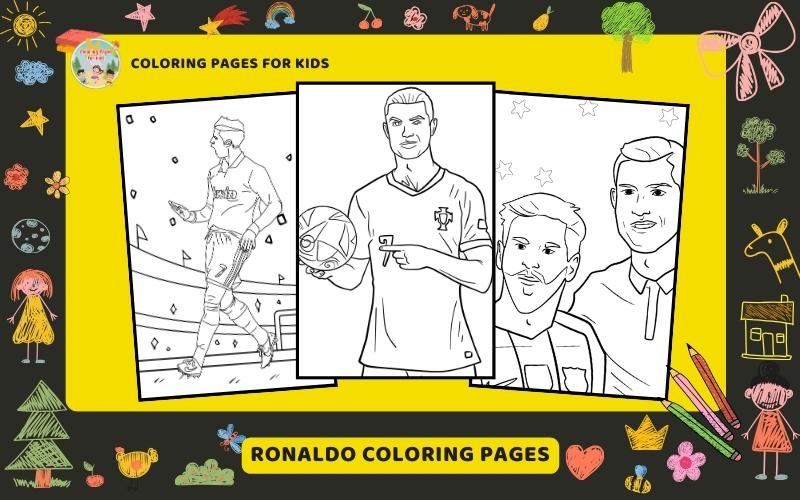 Ronaldo Coloring Pages Featured Image