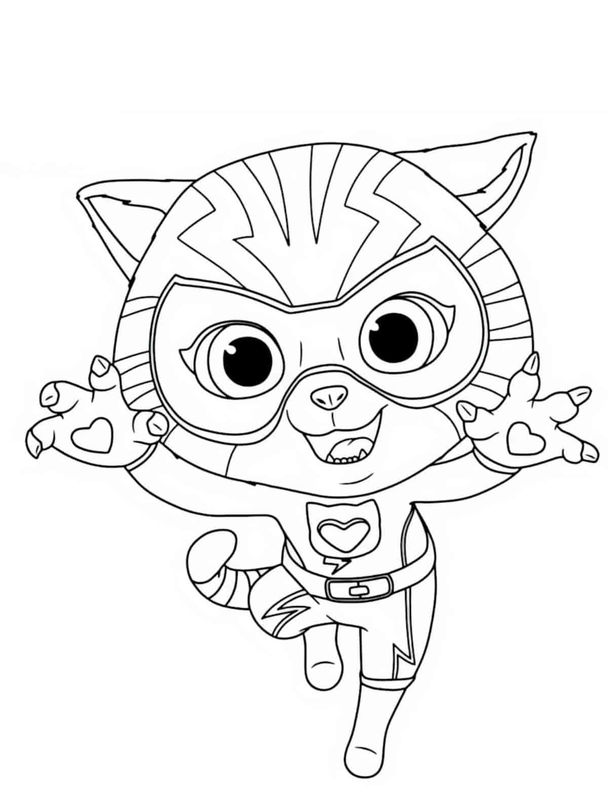 Rosie The Robot Cat Coloring Pages