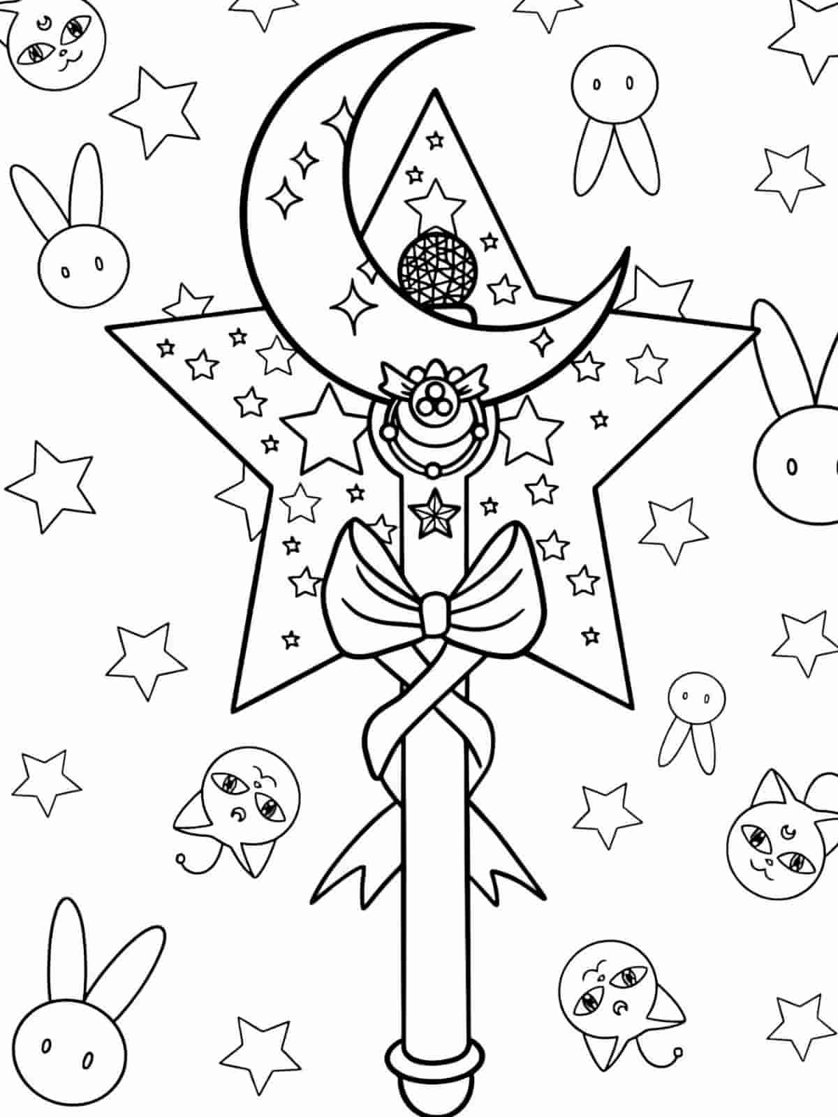 Sailor Moon Coloring Book Pages