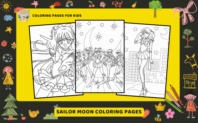 Sailor Moon Coloring Pages Featured Image