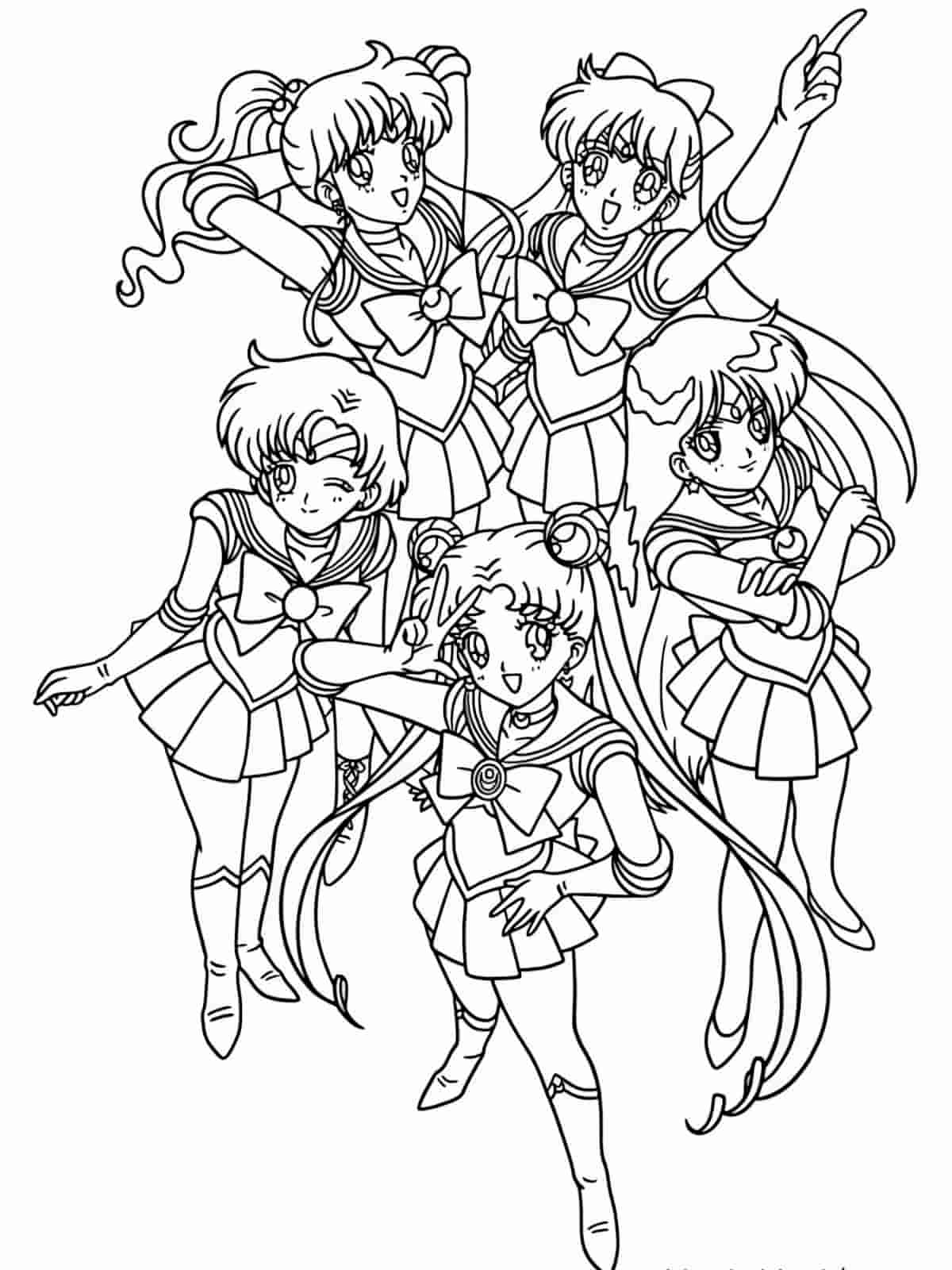 Sailor Moon Coloring Pages