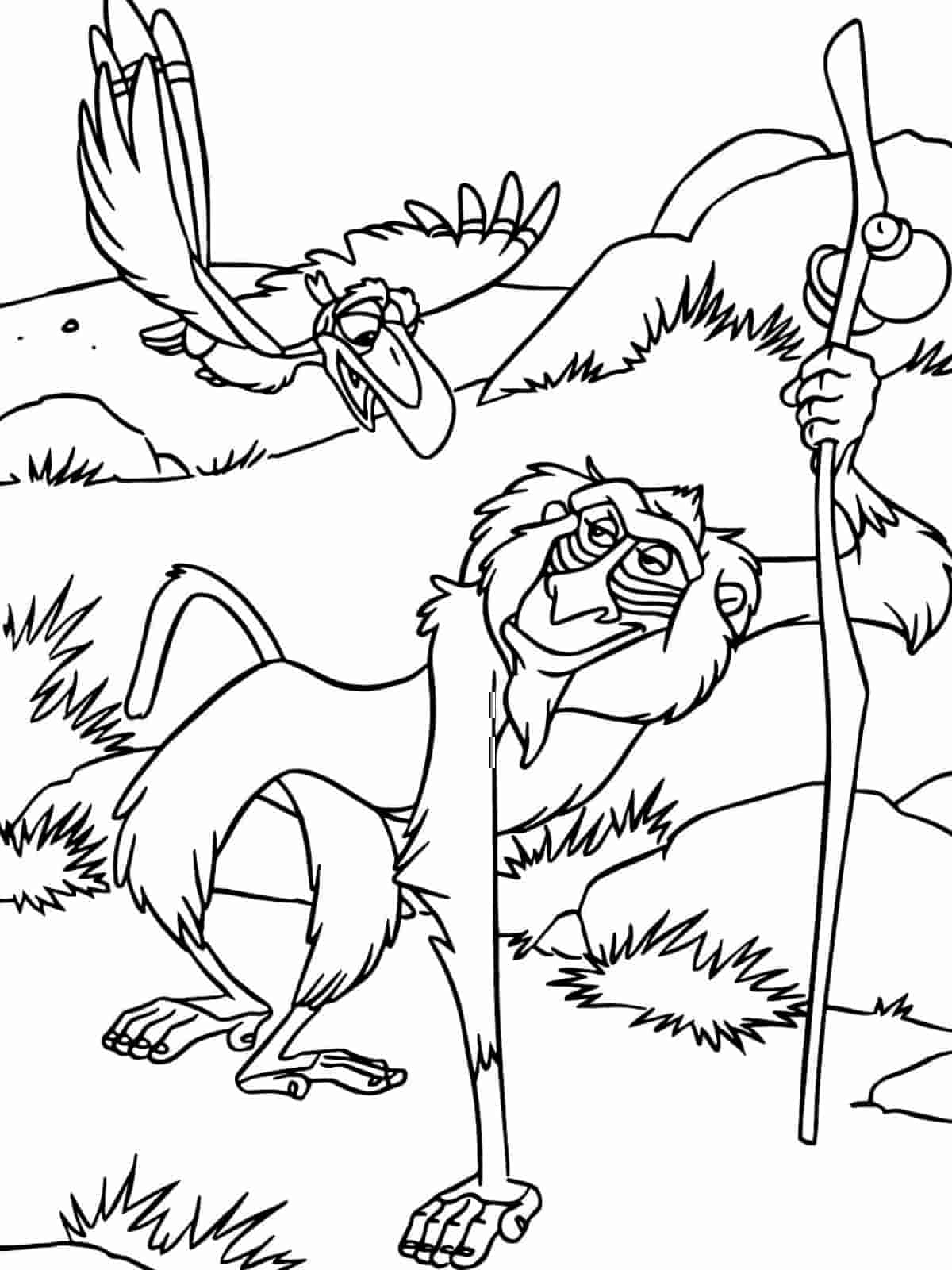 Scar Lion King Coloring Pages