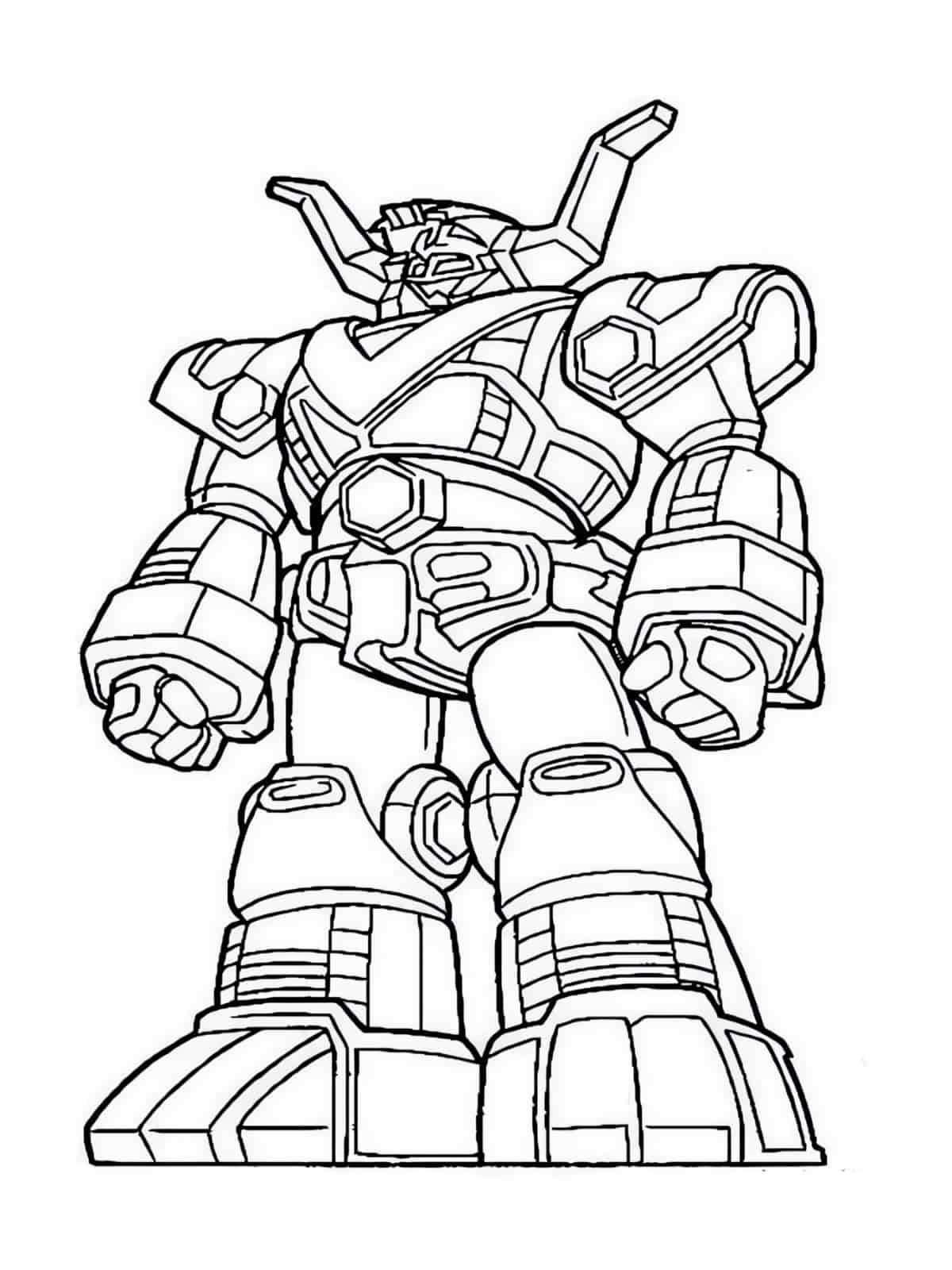 Science Fiction Robot Coloring Page