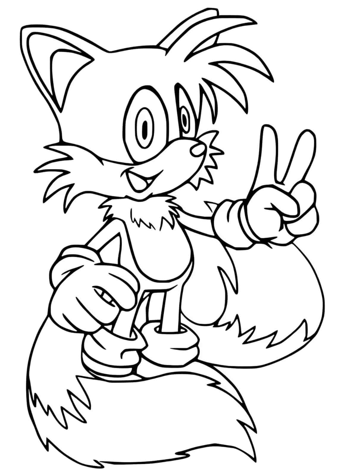 Shadow The Hedgehog Coloring Pages