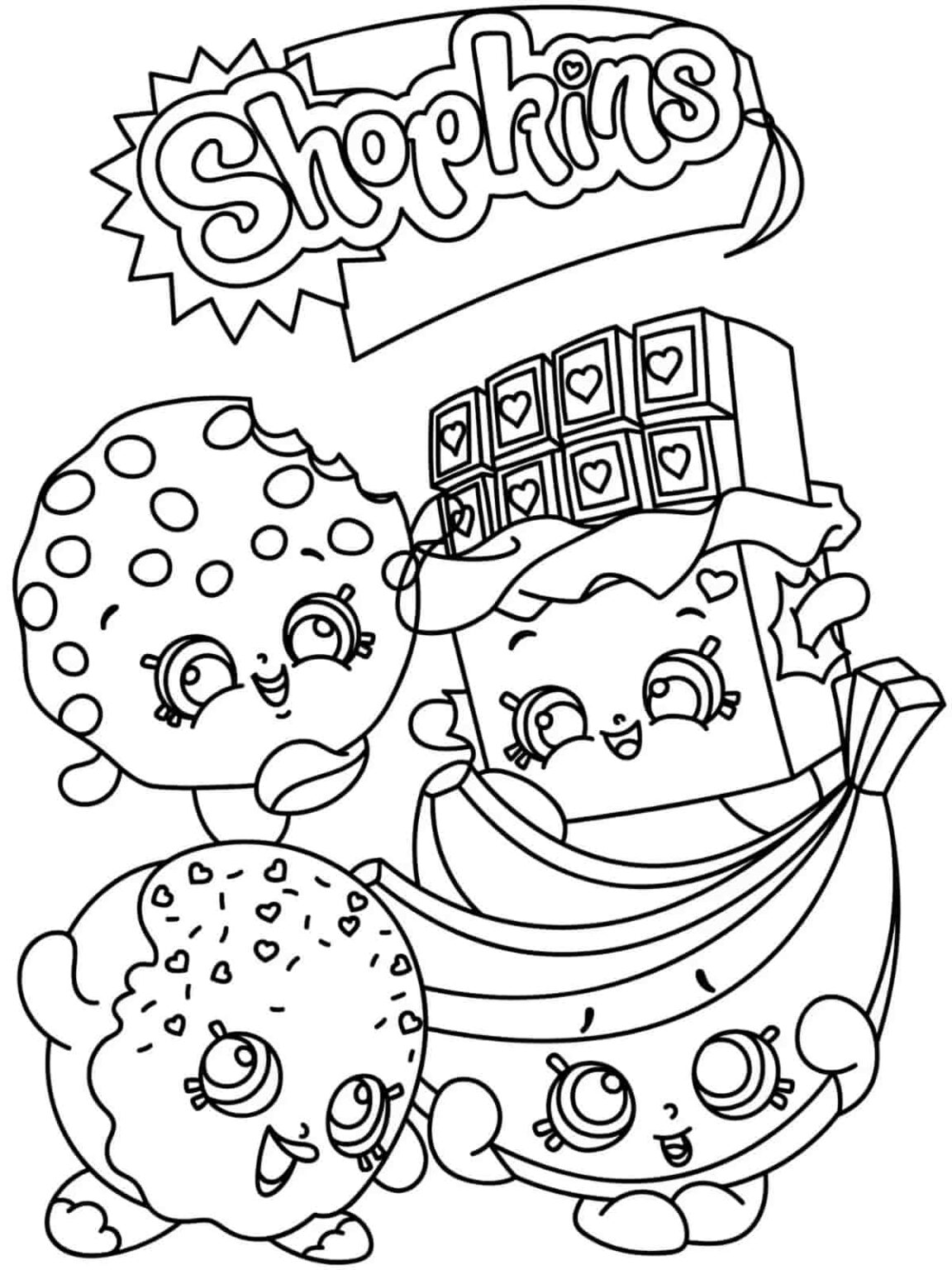30+ Shopkins Coloring Pages Free Printable 🎨🍓 - Coloringpagesforkids.net