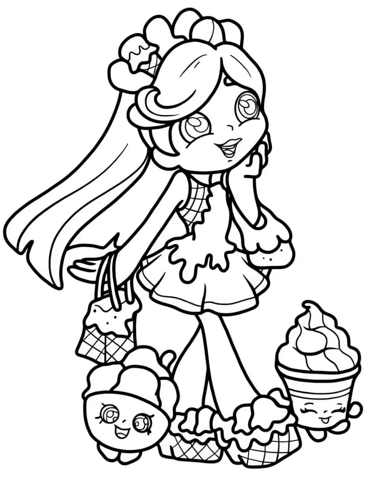 Shopkins Happy Places Coloring Pages For Kids