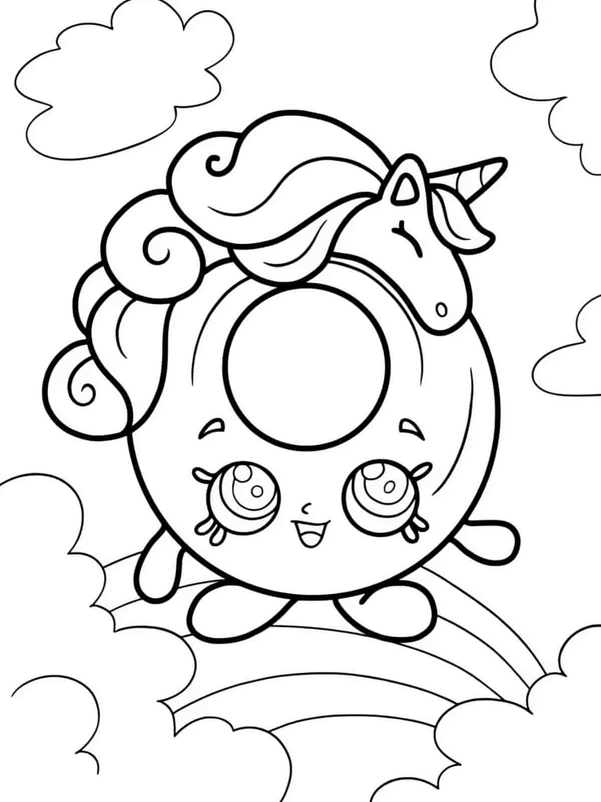 Shopkins Makeup And Beauty Coloring Pages For Kids