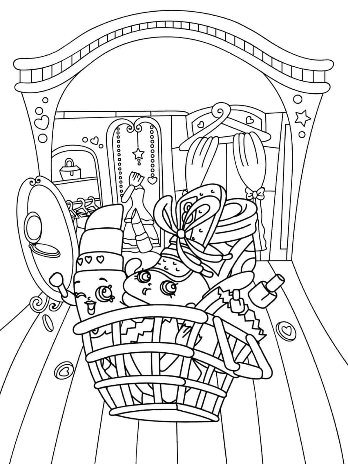 Shopkins Milk Bud Coloring Pages For Kids