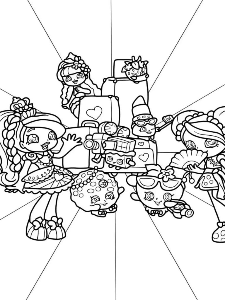 30  Shopkins Coloring Pages Free Printable 🎨🍓 Coloringpagesforkids net