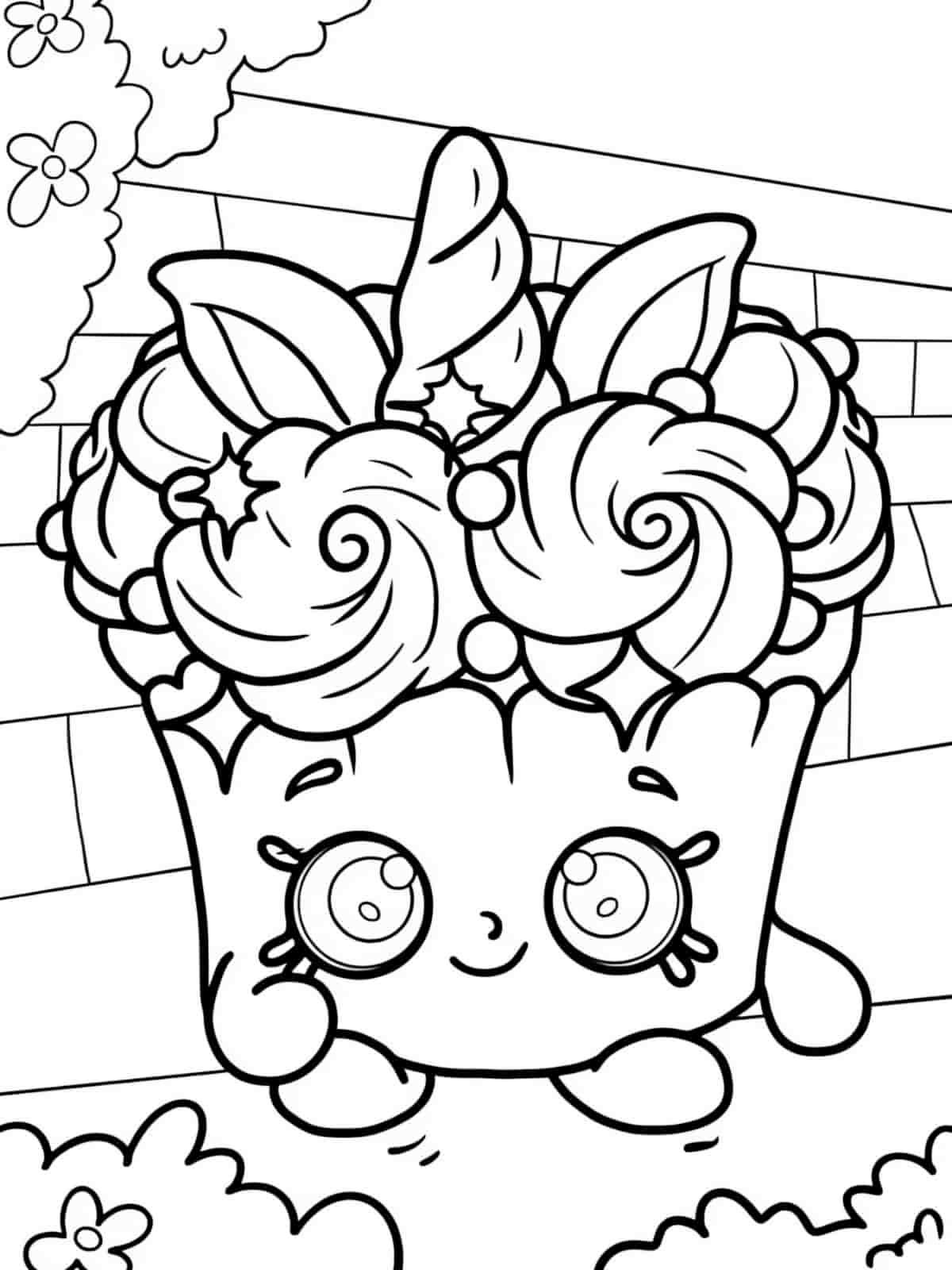 Shopkins Shoppies Dolls Coloring Pages For Kids