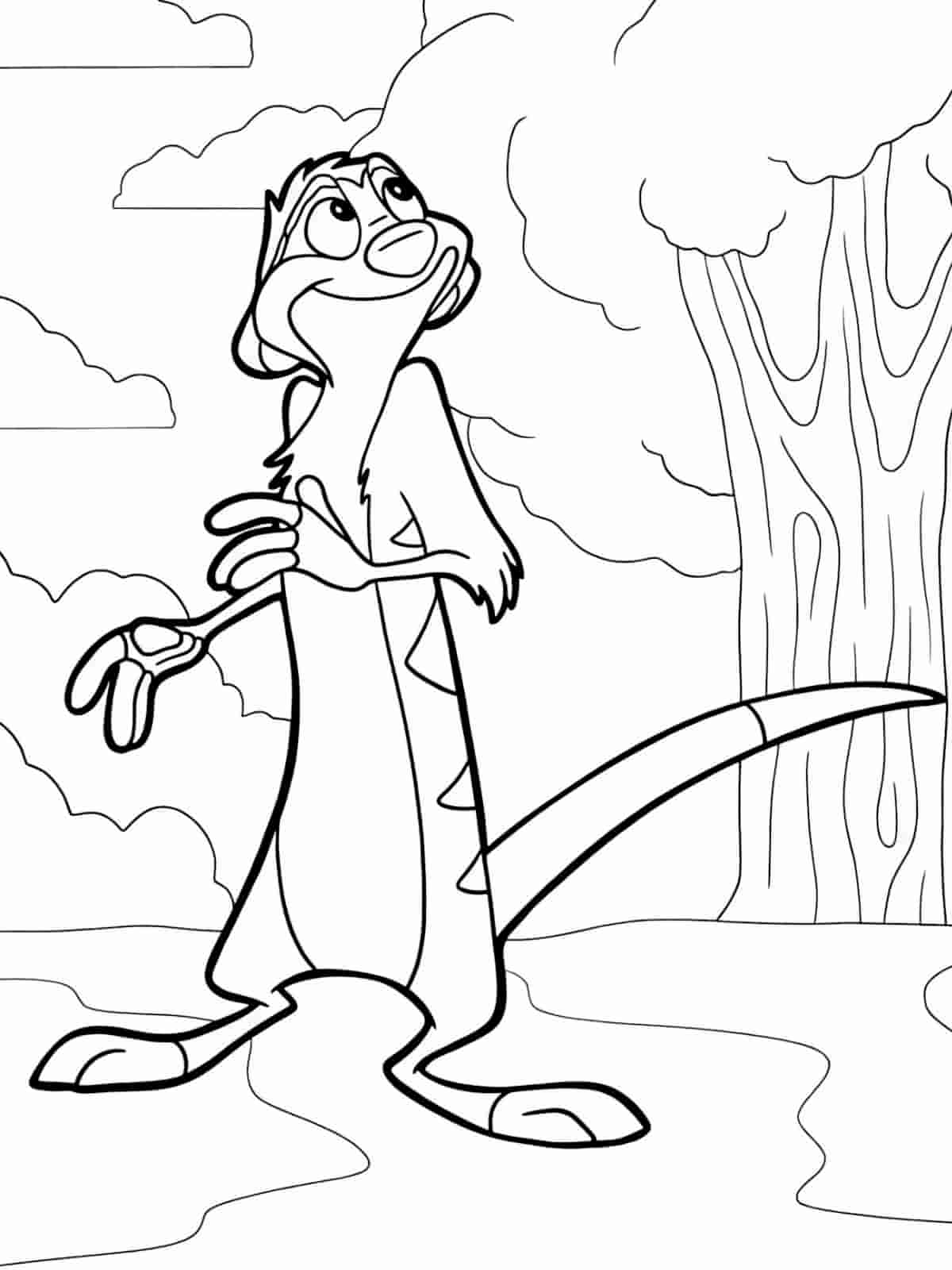 Simba And Nala Coloring Pages