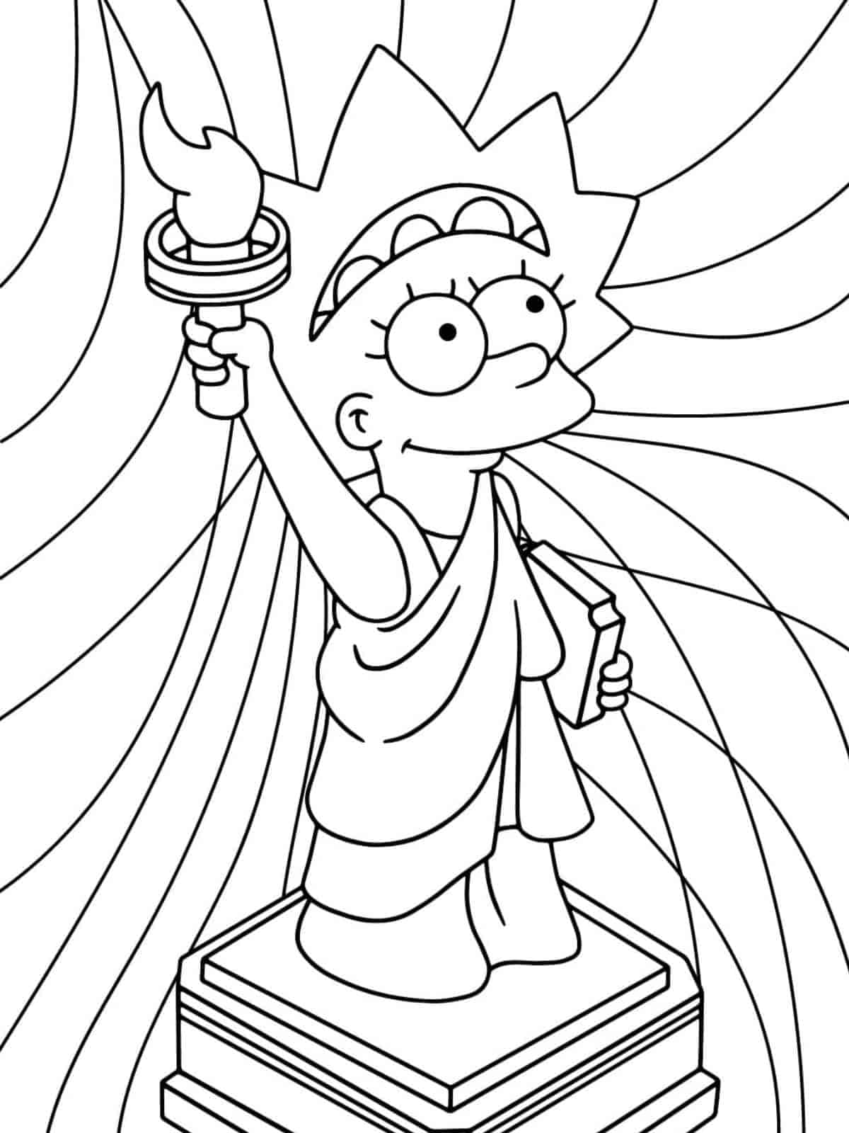 Simpsons Coloring Pages