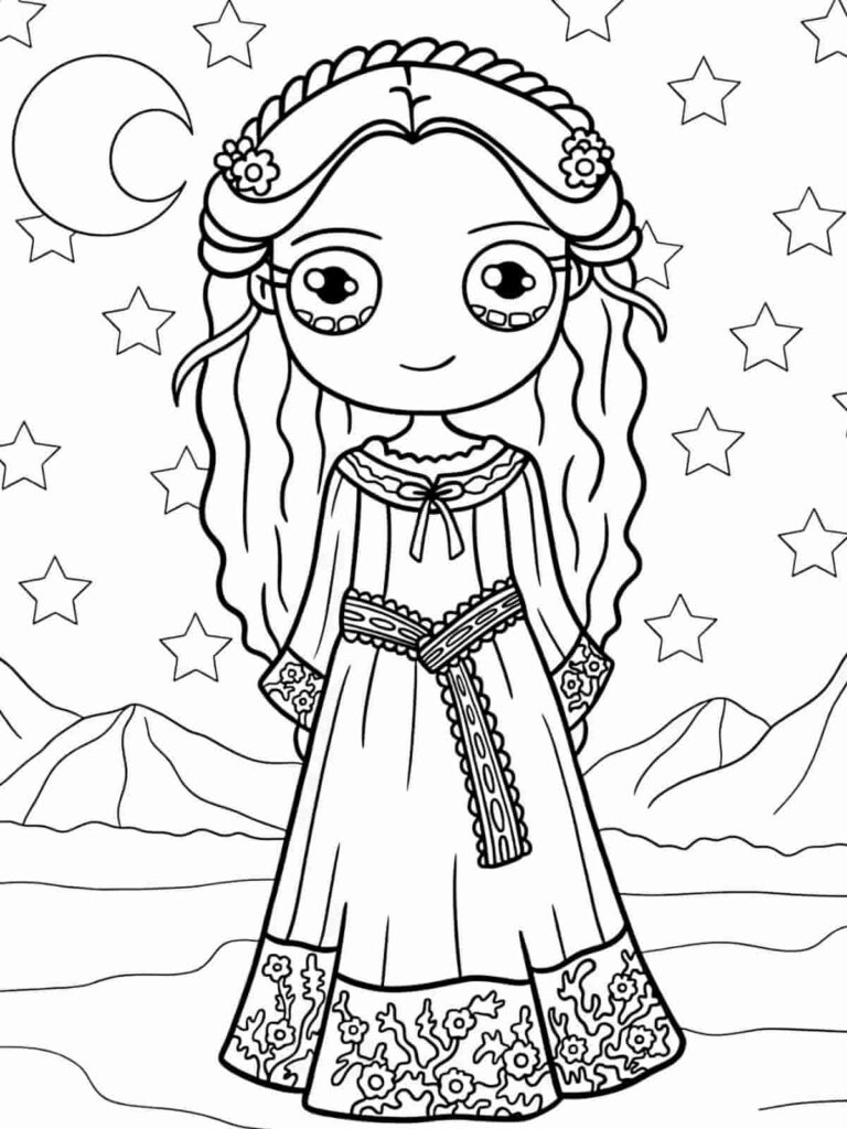 30+ Free PDF Disney Princess Coloring Pages - Coloringpagesforkids.net