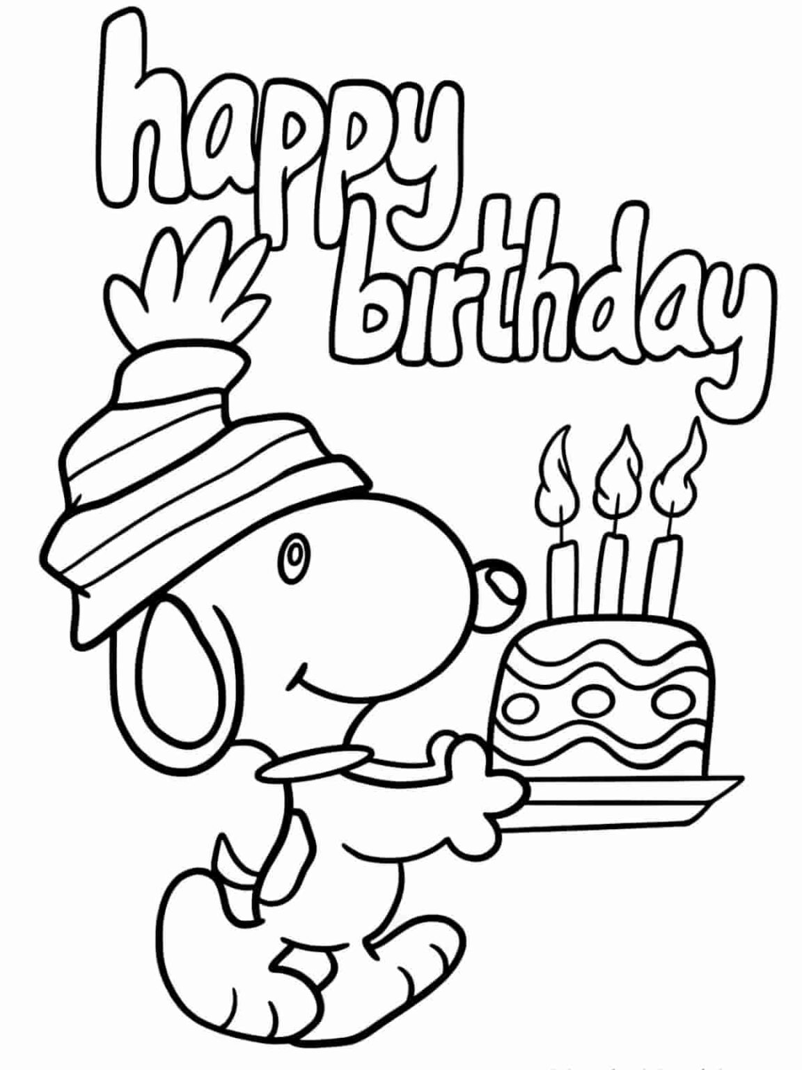 Free PDF Peanuts And Snoopy Coloring Pages 🎨🐾 - Coloringpagesforkids.net