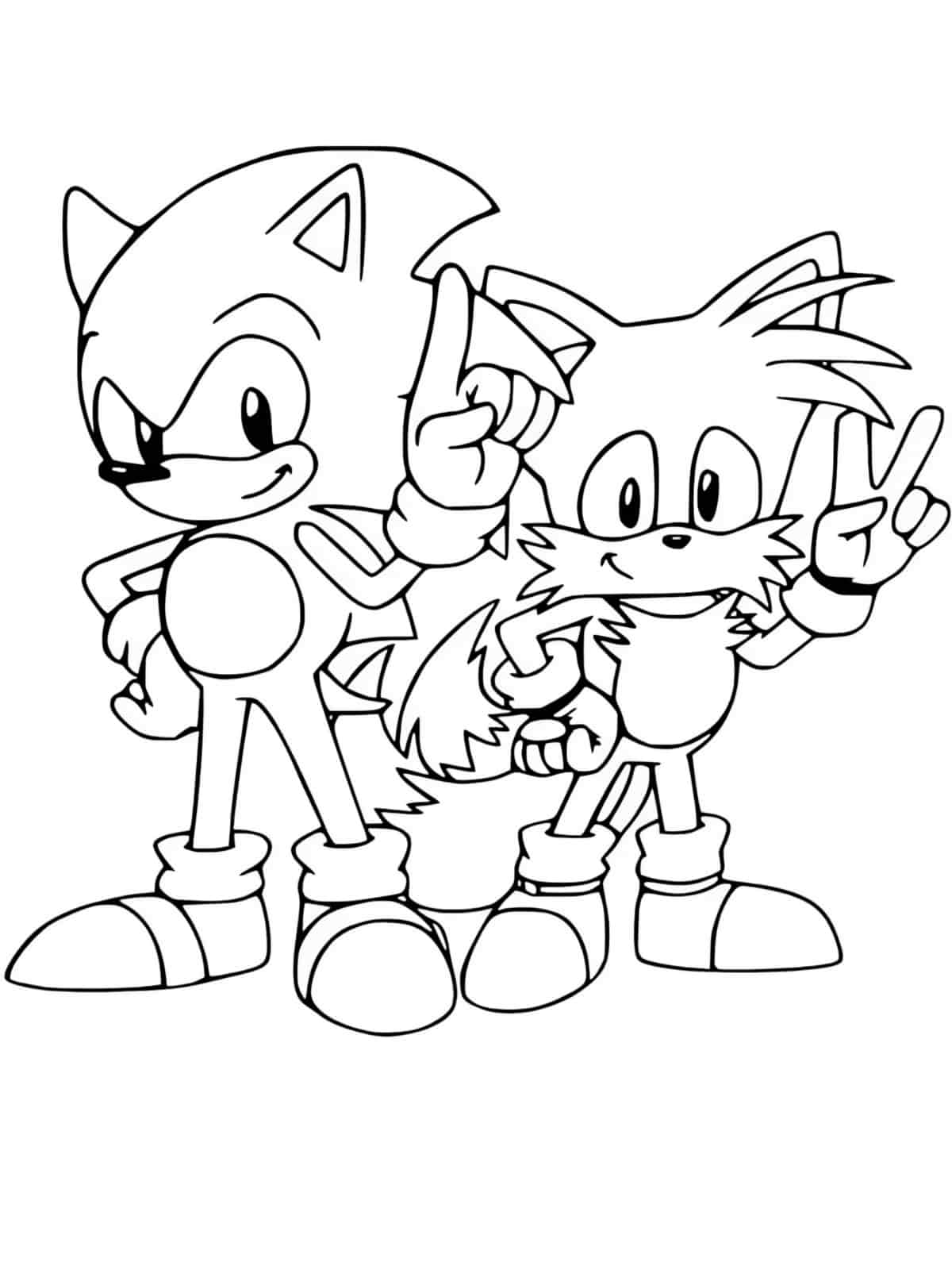 Sonic The Hedgehog Chaos Control Coloring Pages