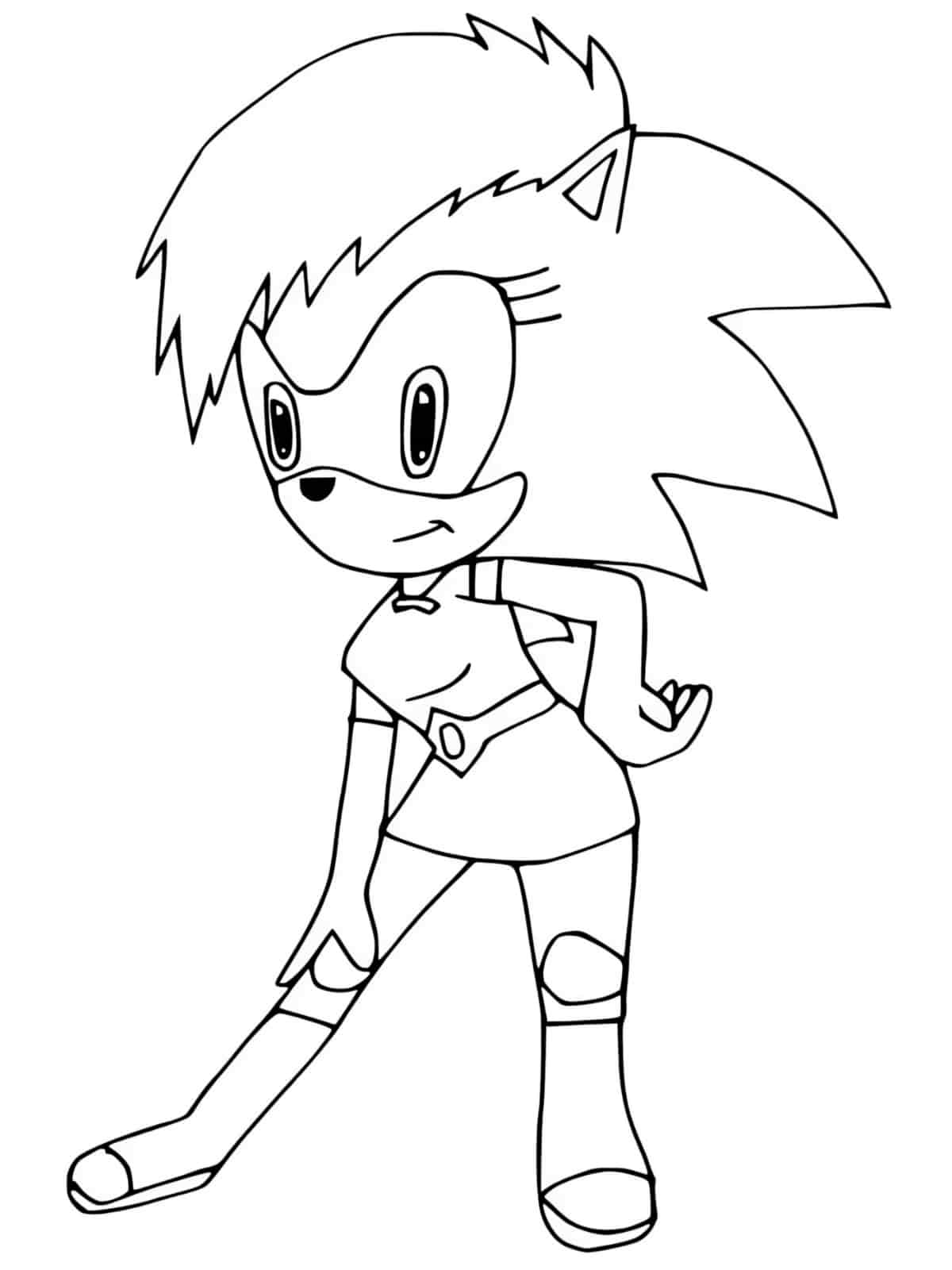 Sonic The Hedgehog Green Hill Zone Coloring Pages