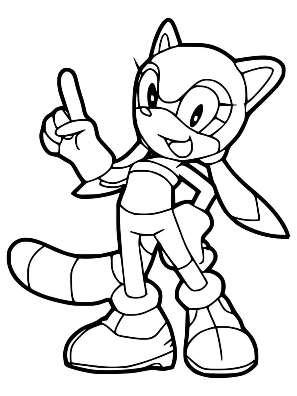 Sonic The Hedgehog Spin Dash Coloring Pages