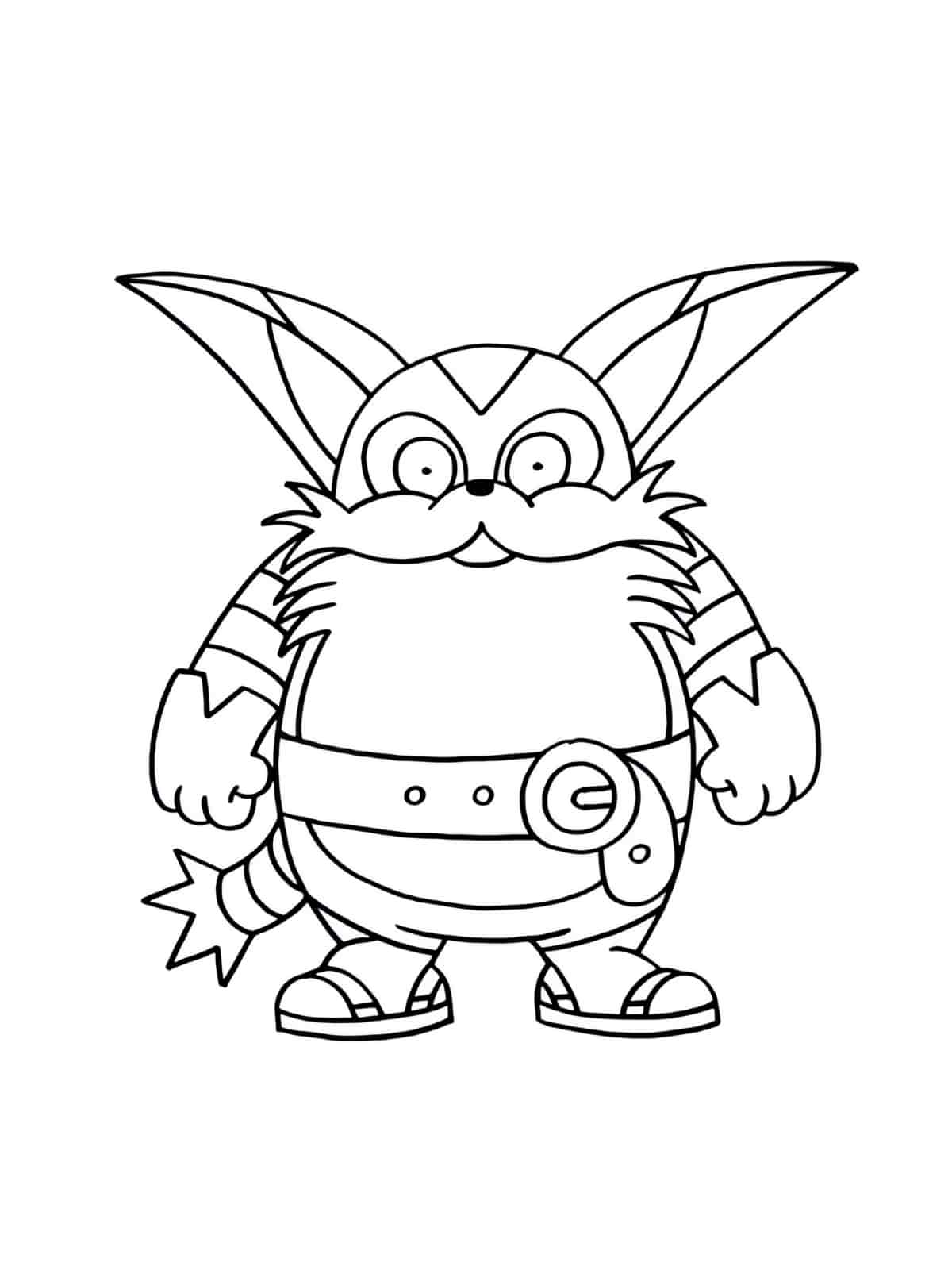 Sonic The Hedgehog Teaming Up With Knuckles Coloring Pages