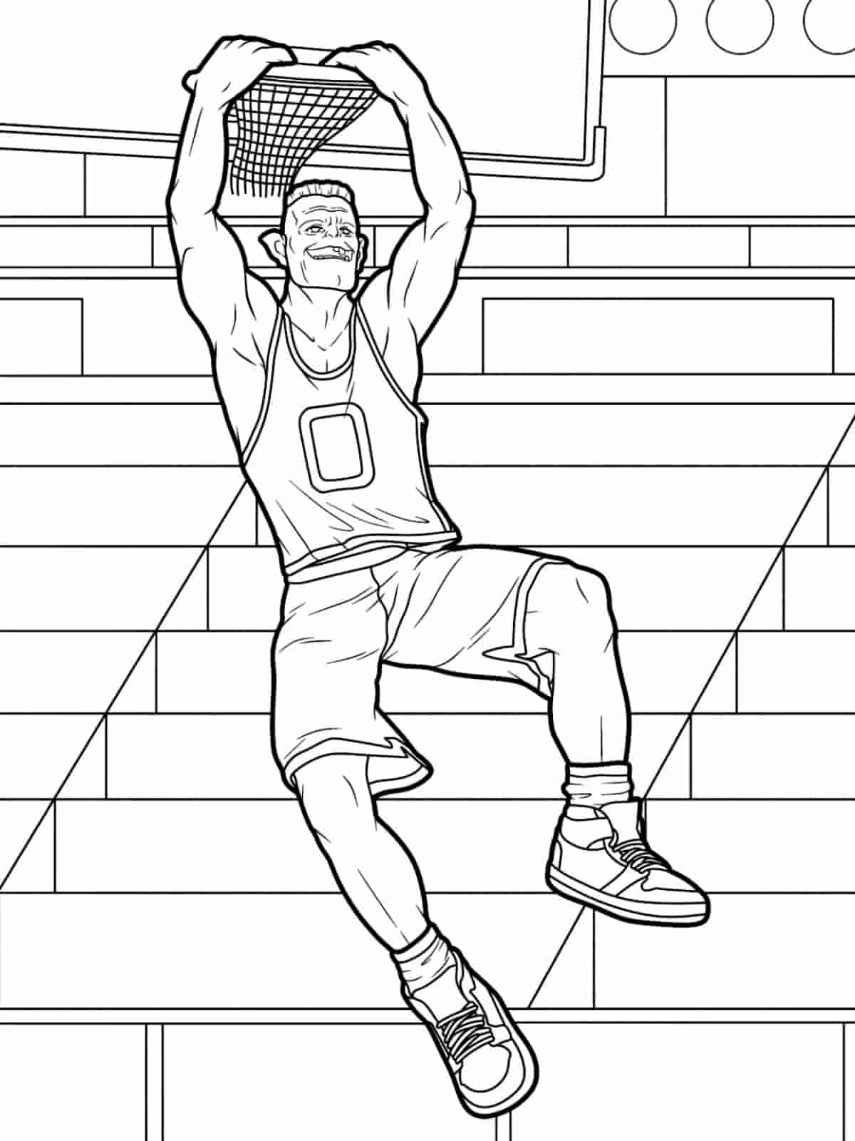 Space Jam Daffy Duck Coloring Pages