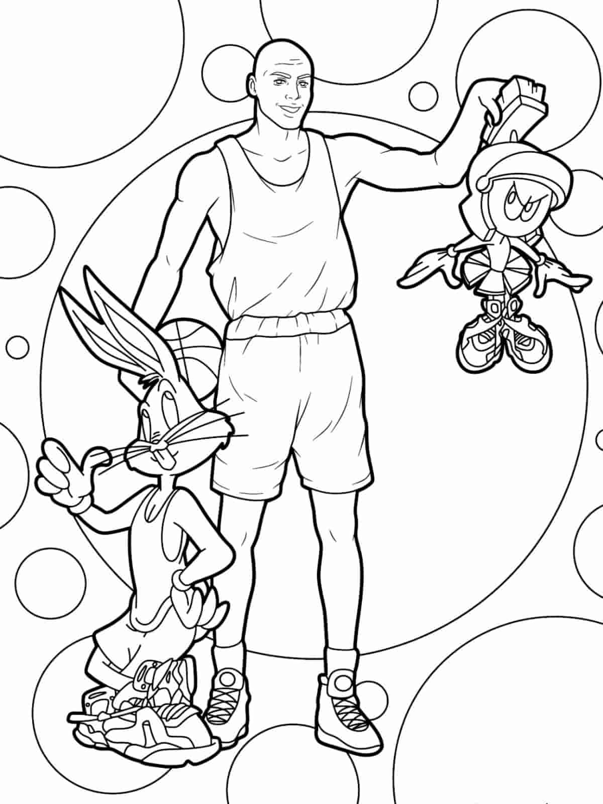 Space Jam Lola Bunny Coloring Pages