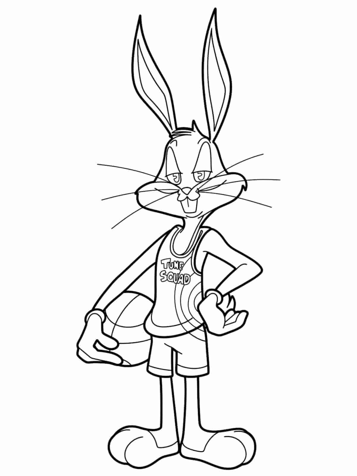 Space Jam Tweety Bird Coloring Pages