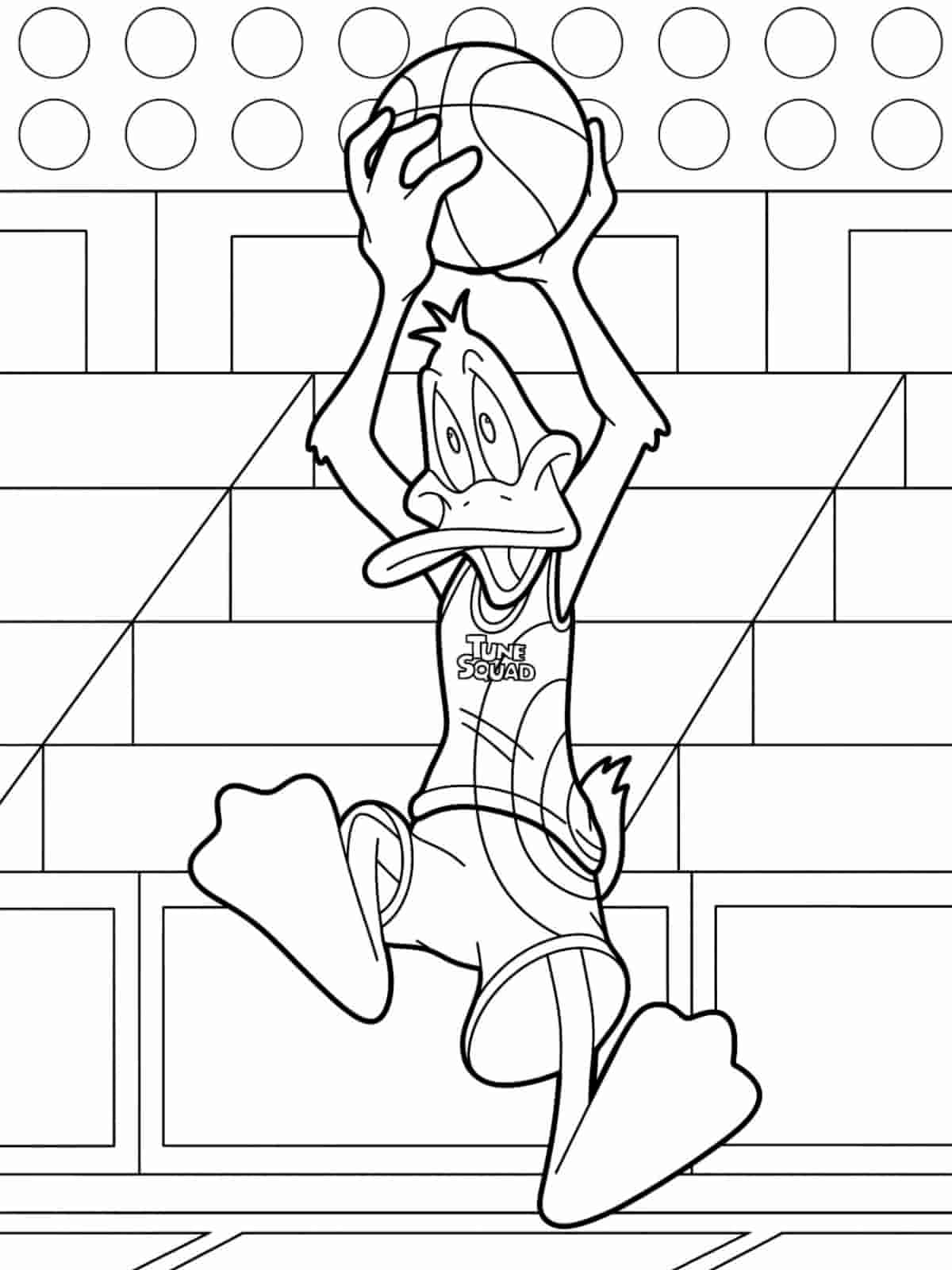 Space Jam Wile E Coyote Coloring Pages