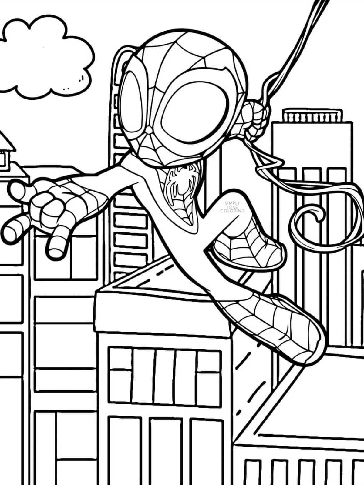 Spidey And Friends Adventure Coloring Book