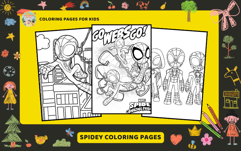 Spidey Coloring Pages Featured Image Min