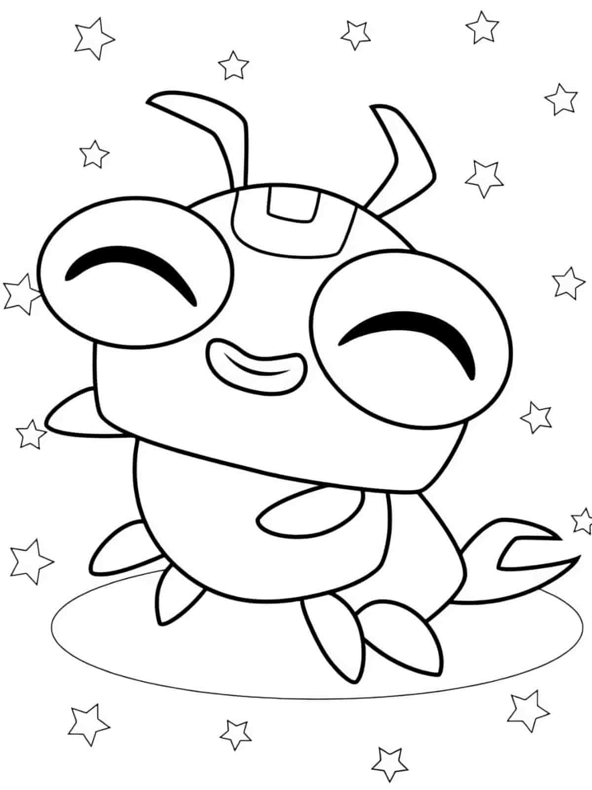 Starfire Teen Titans Go Coloring Page