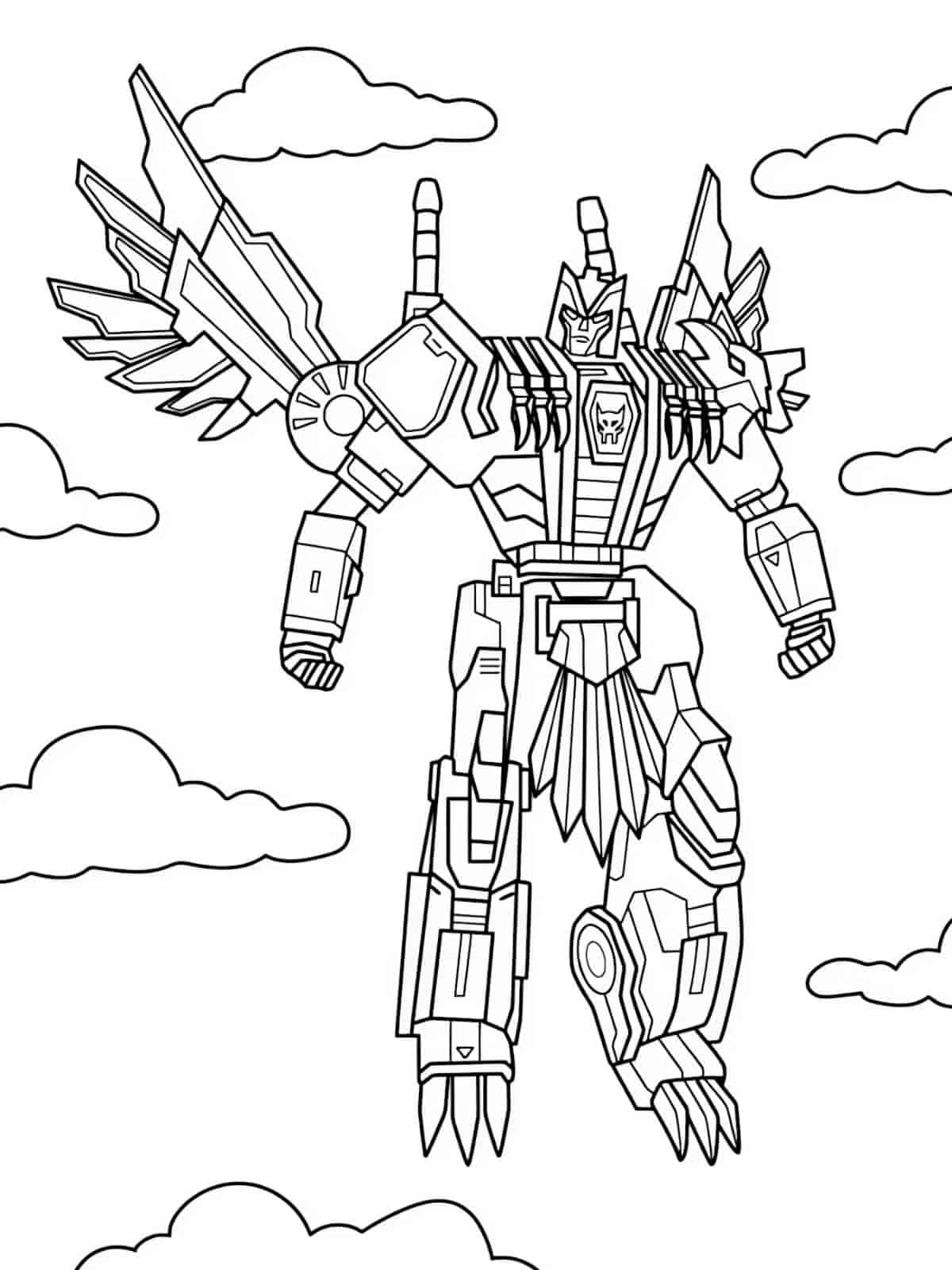 Starscream Transformer Coloring Pages