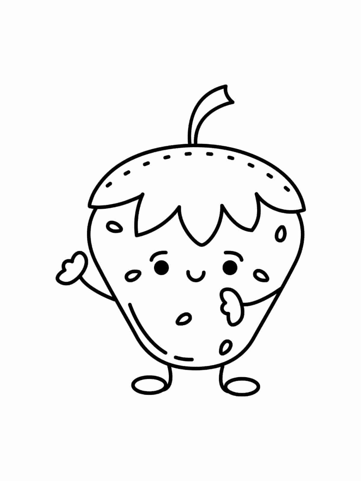 Strawberry Shortcake Coloring Pages For Kids