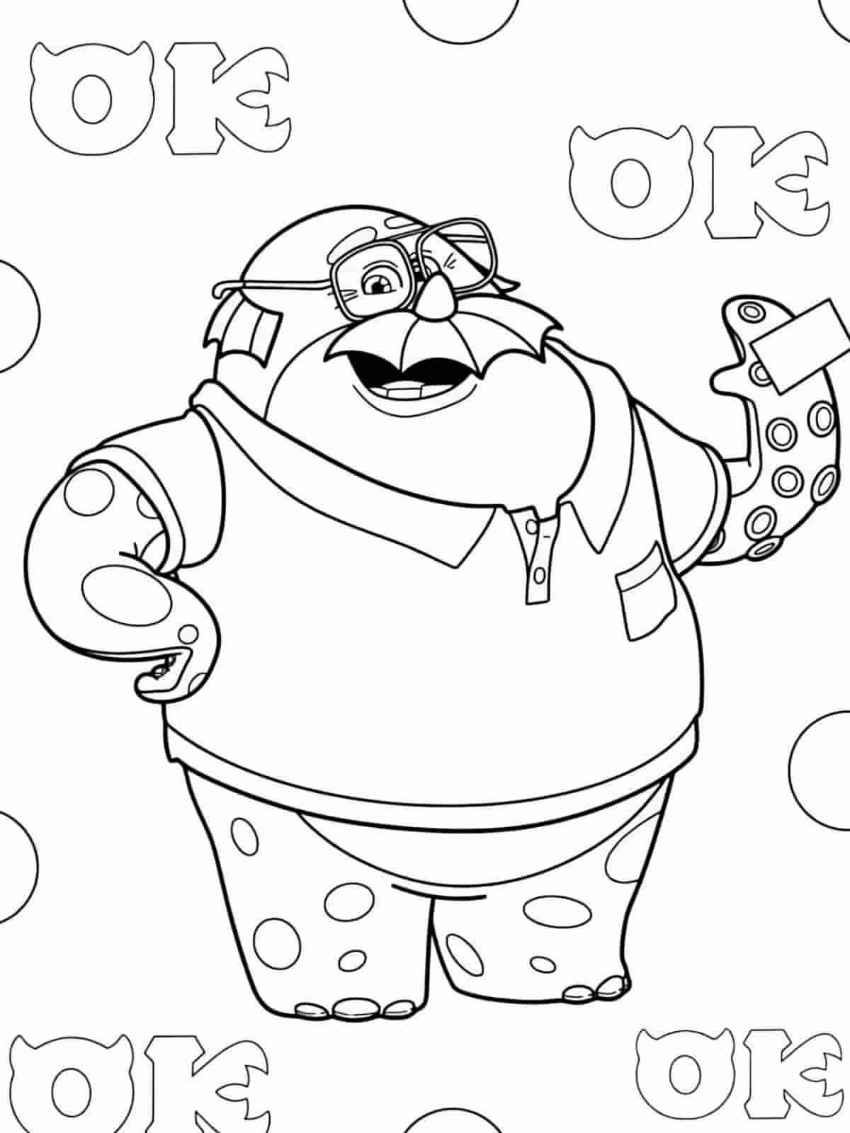 Sulley Monster Inc Coloring Pages