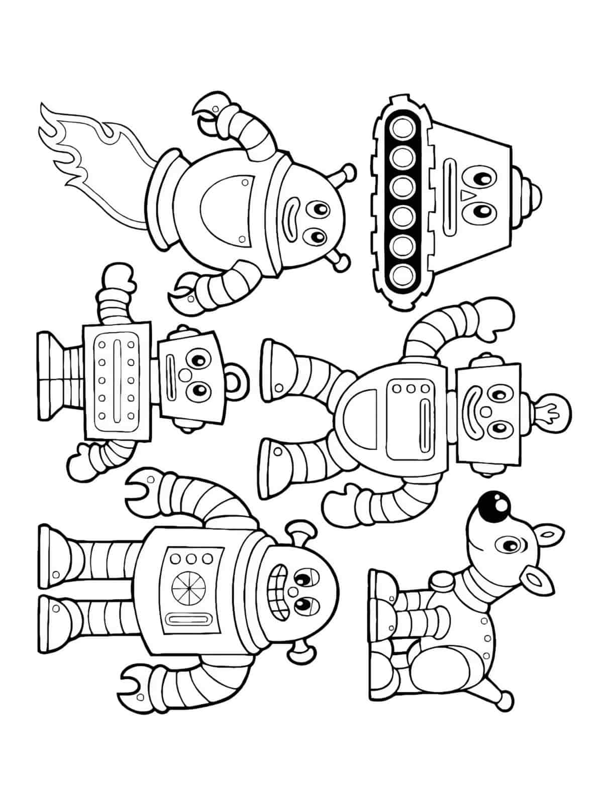 Superhero Robot Coloring Pages