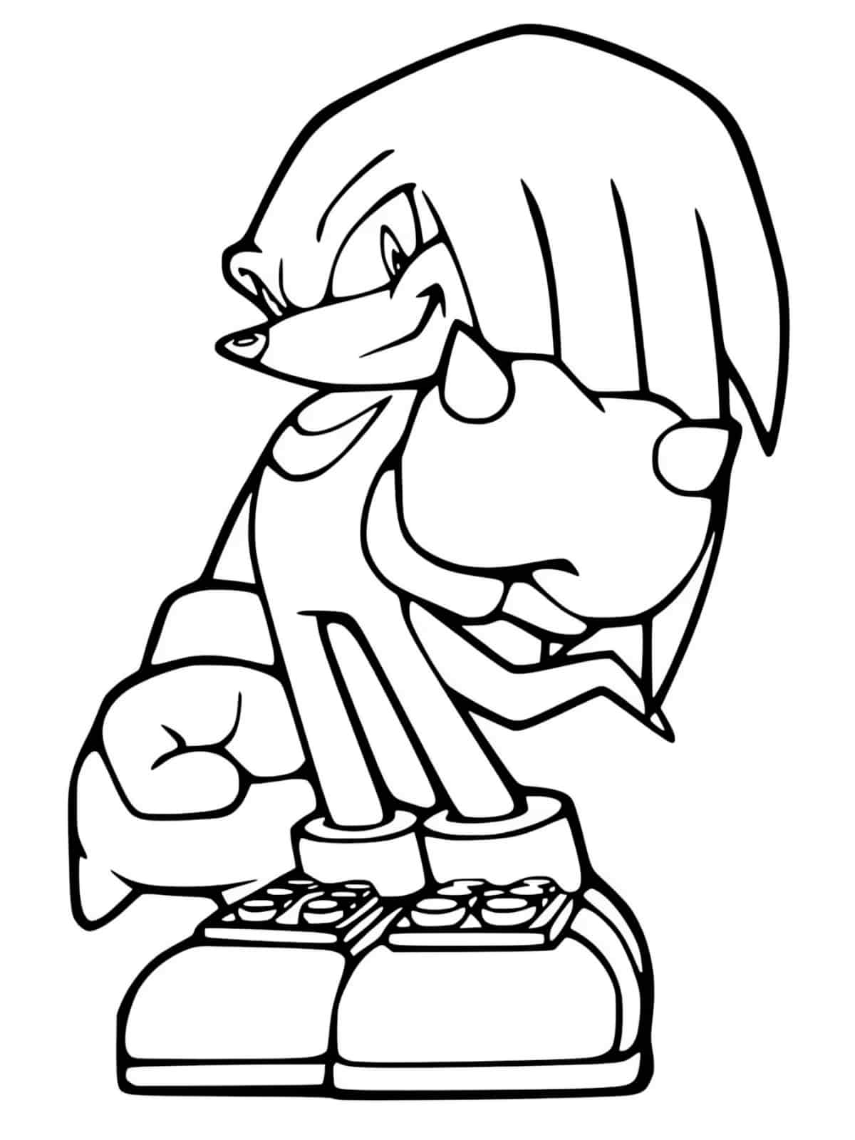 Tails The Fox Coloring Pages