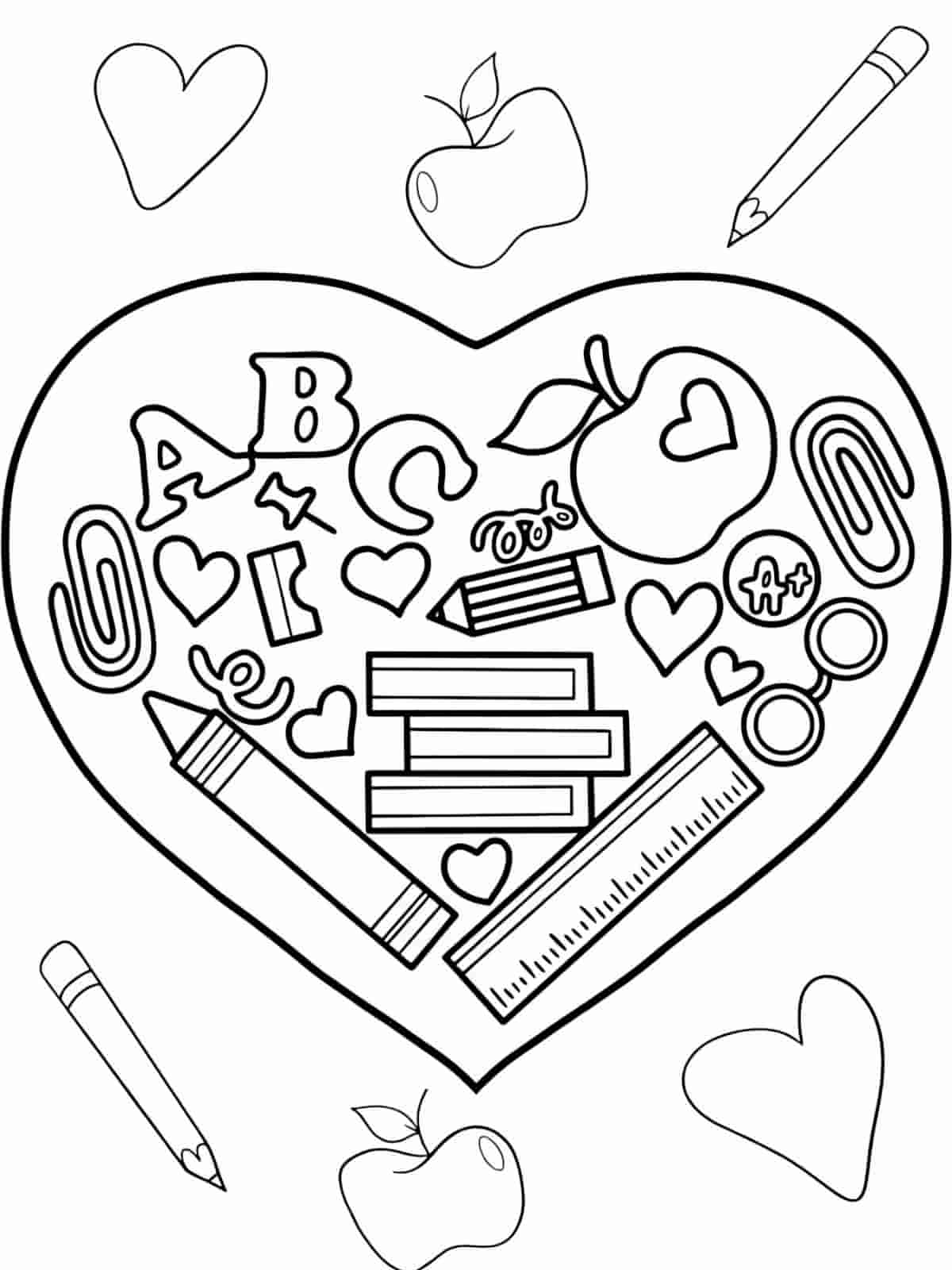 Teacher Appreciation Coloring Pages