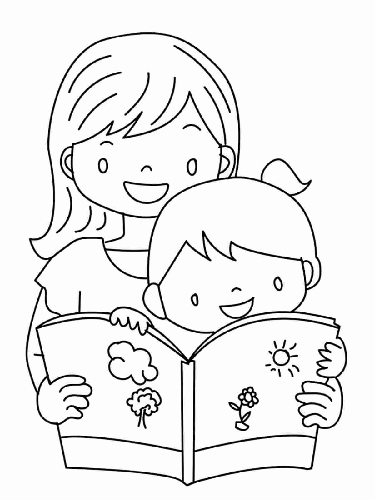 Teacher Day Message Coloring Pages