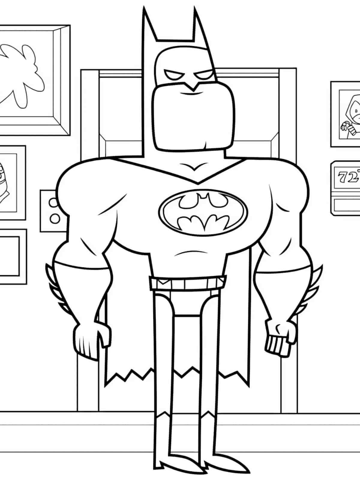 Teen Titans Go Hero Coloring Page