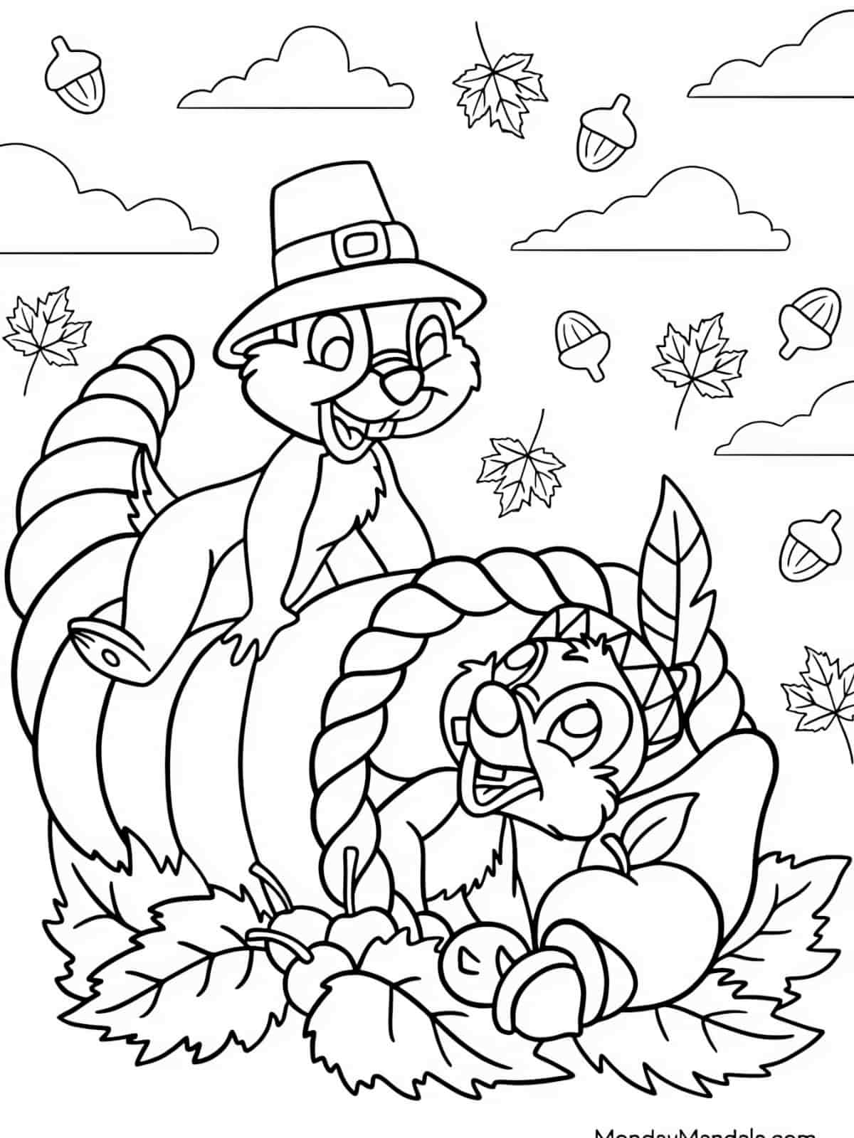 Thanksgiving Coloring Pages For Elementary Aged Children