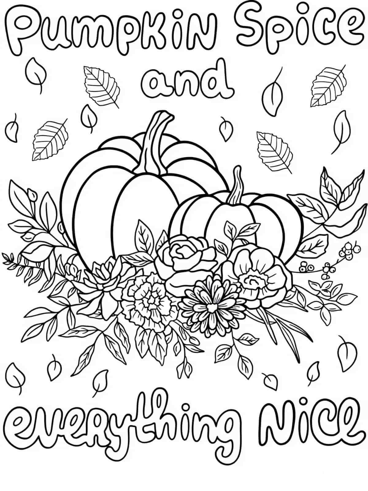 Thanksgiving Dinner Table Coloring Pages For Kids