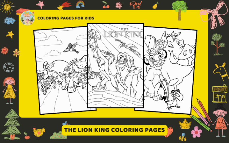 The Lion King Coloring Pages Featured Image