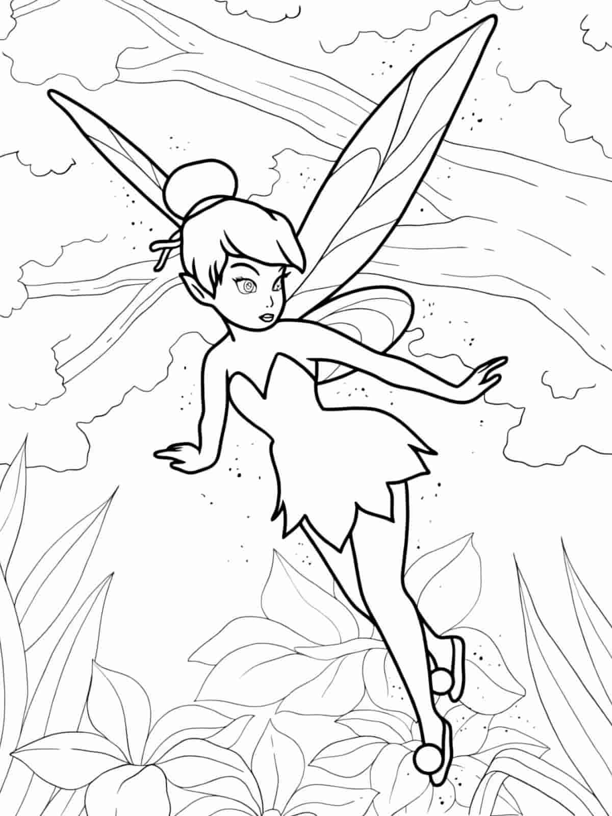 Tinker Bell Coloring Pages For Girls