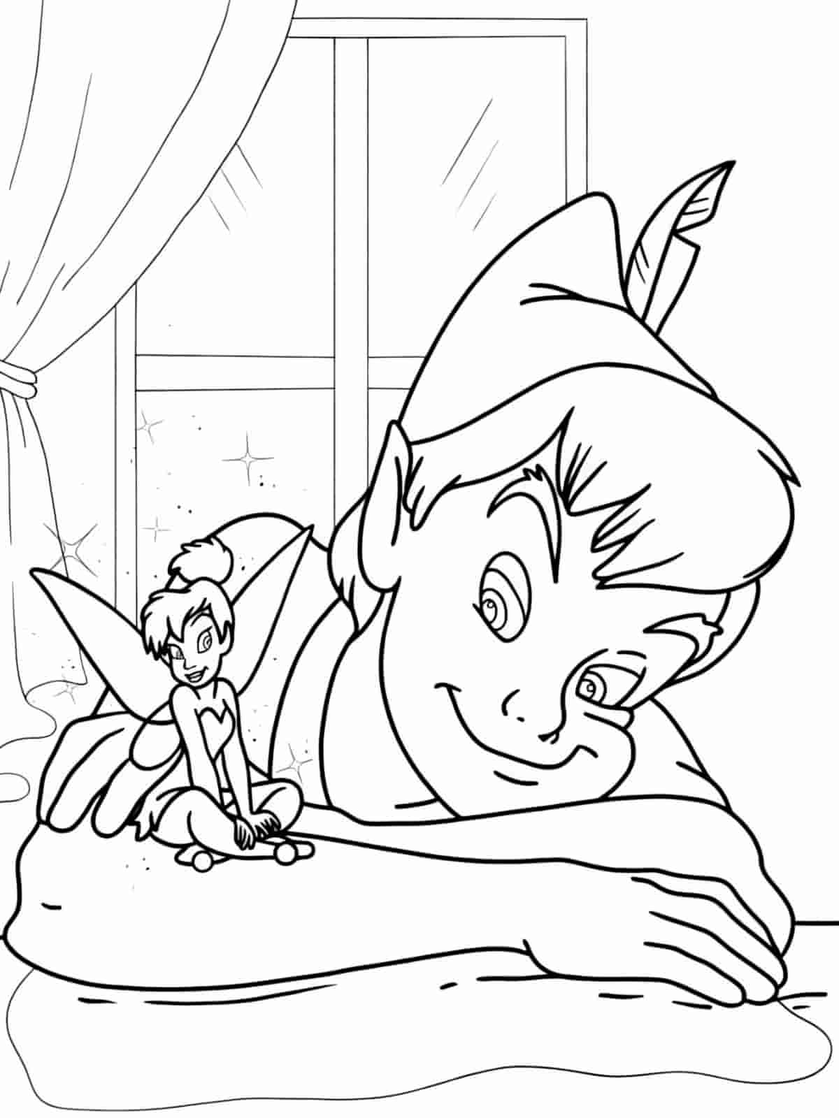 Tinker Bell Fantasy Coloring Pages