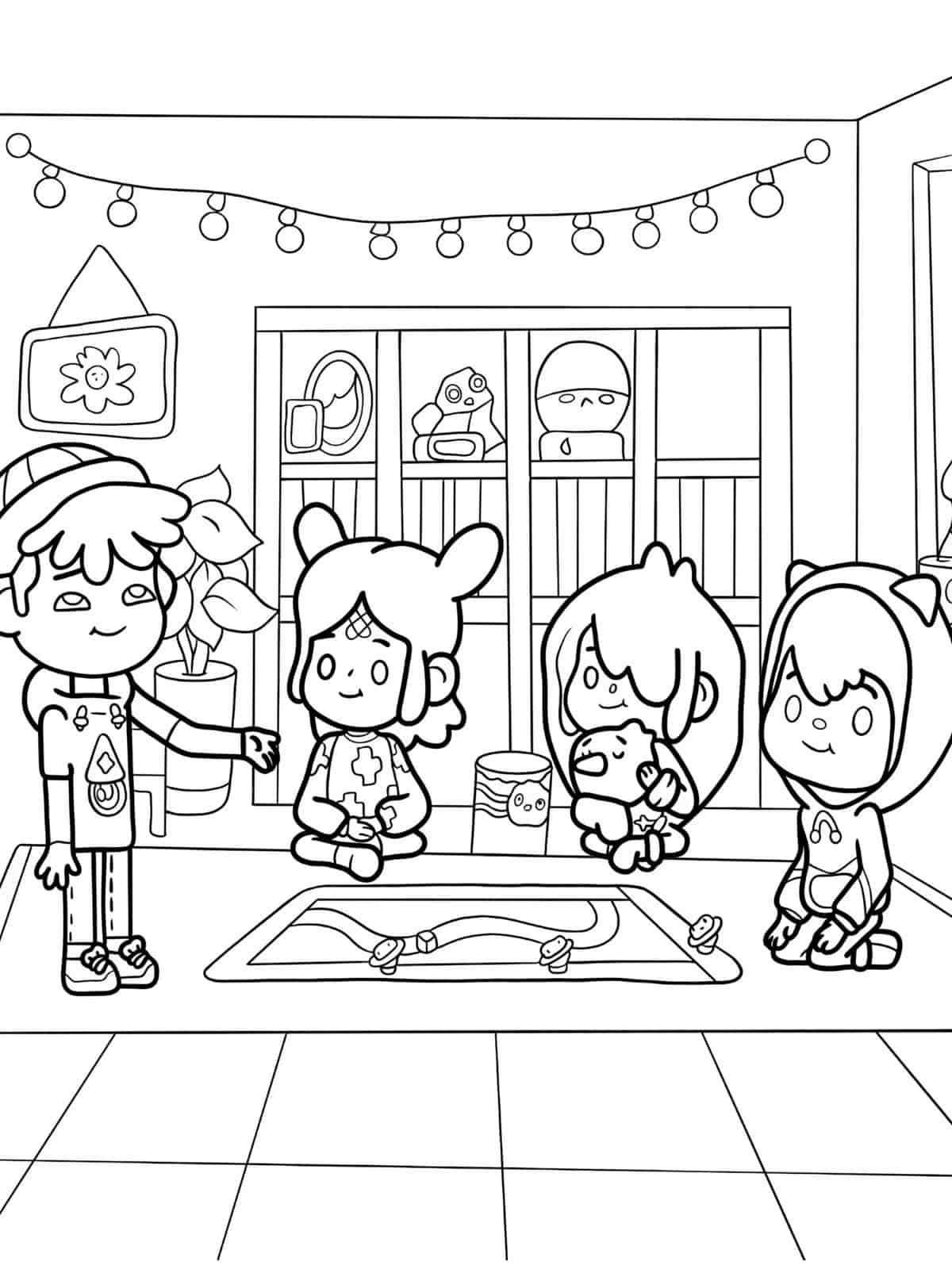 Toca Boca Boy Coloring Pages