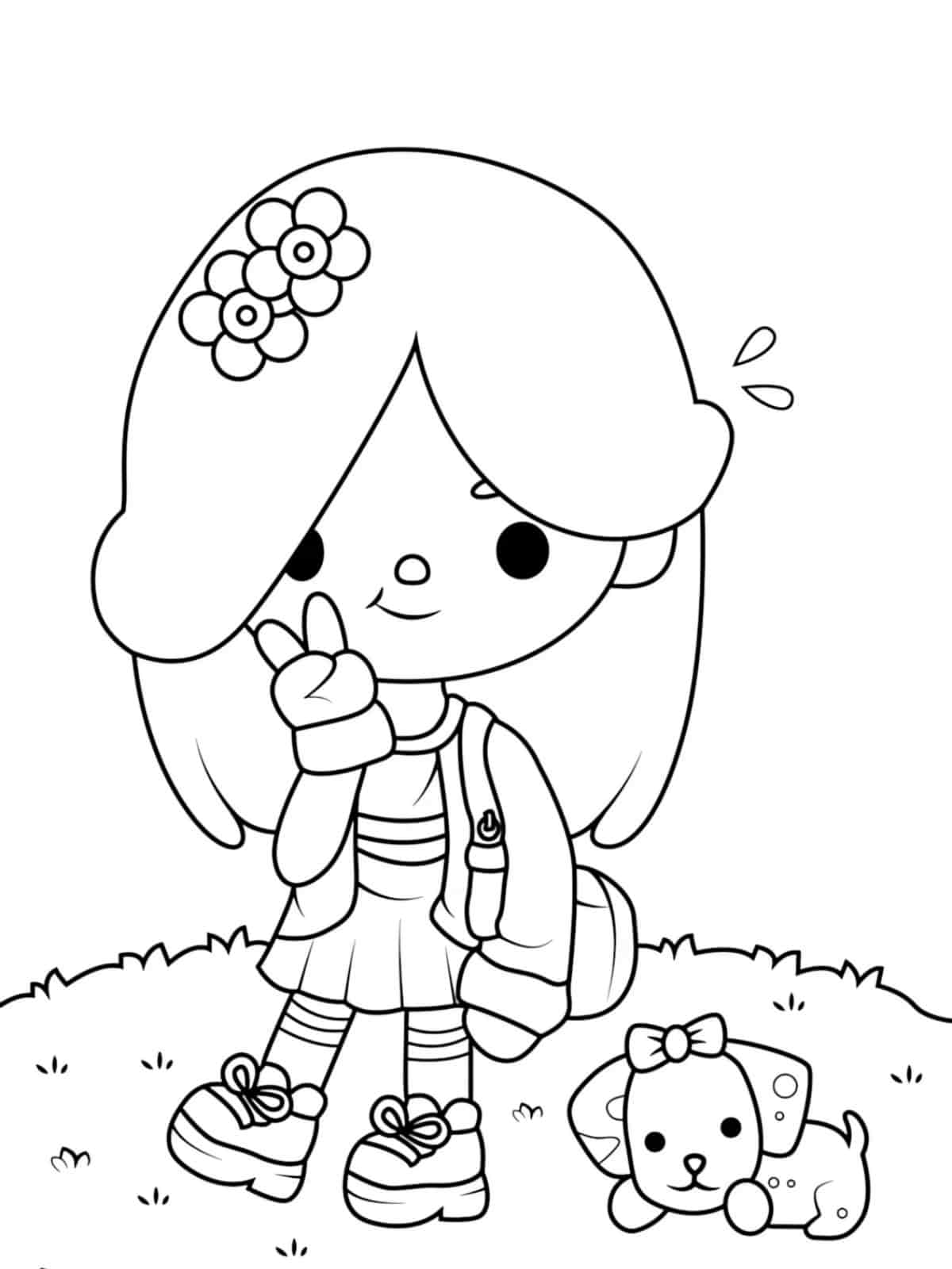 Toca Boca Coloring Pages For Elementary School