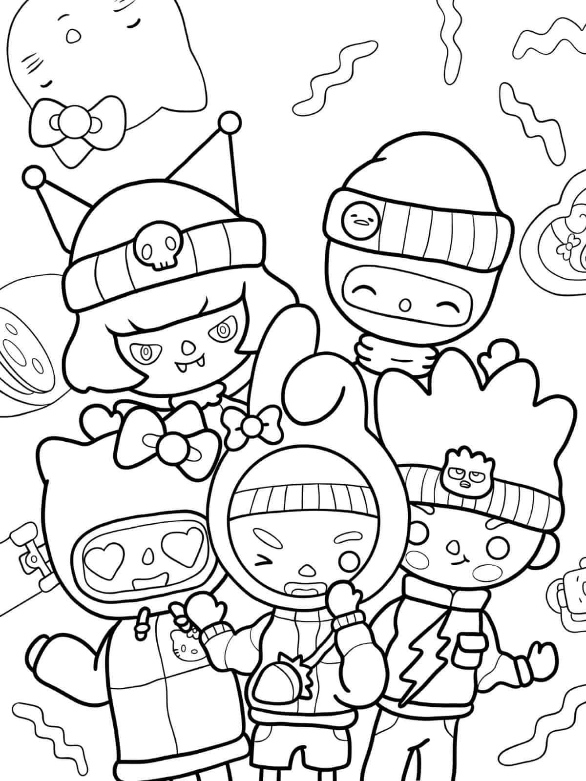 Toca Boca Coloring Pages For Kids