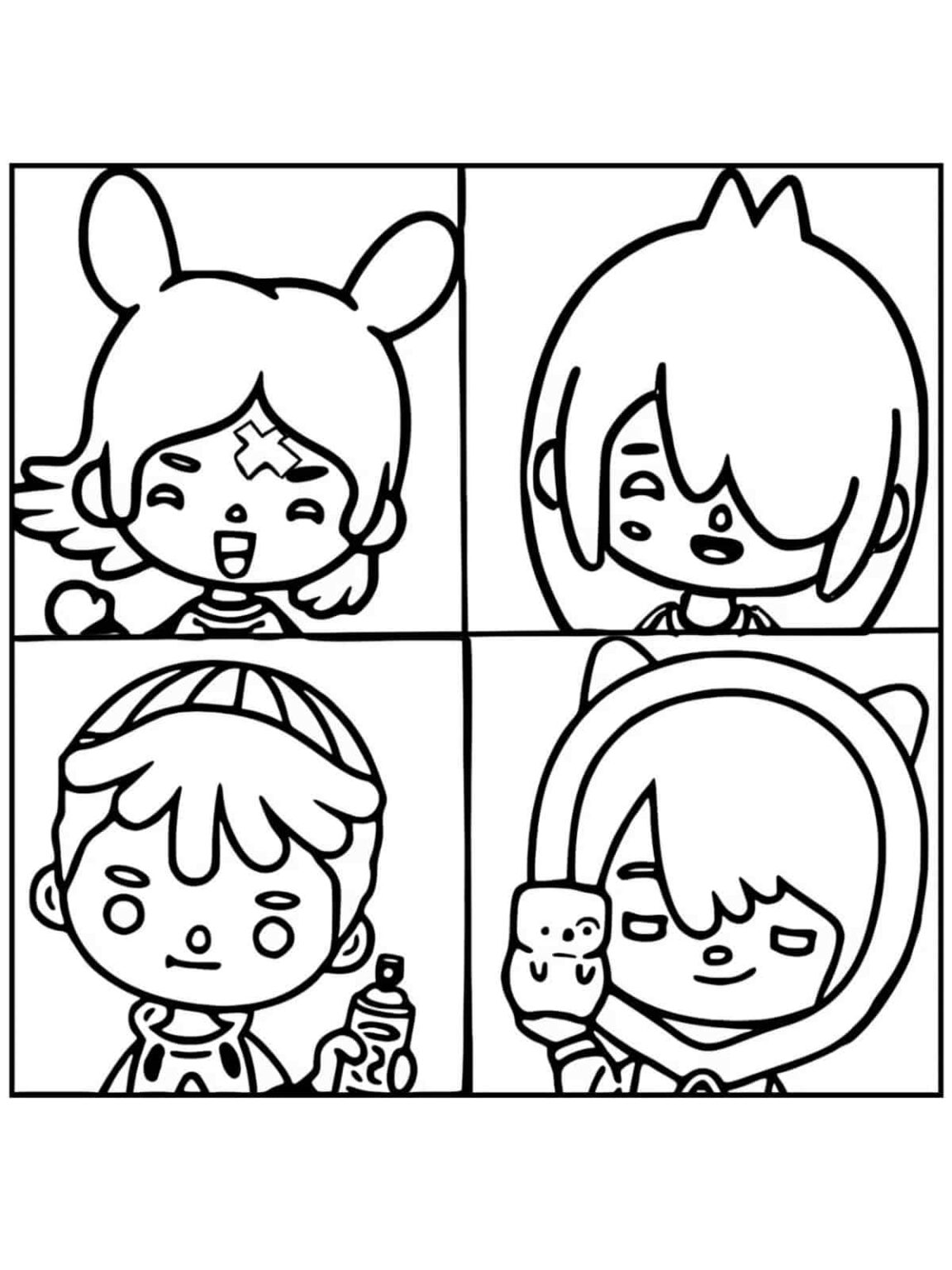 40+ Free Printable Toca Boca Coloring Pages 🎨🌈 - Coloringpagesforkids.net