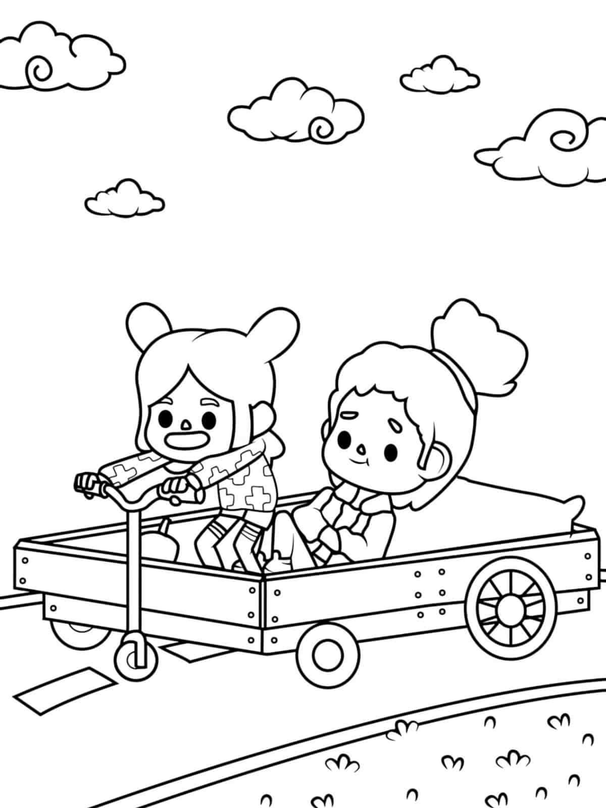 Toca Boca Coloring Pages For Toddlers