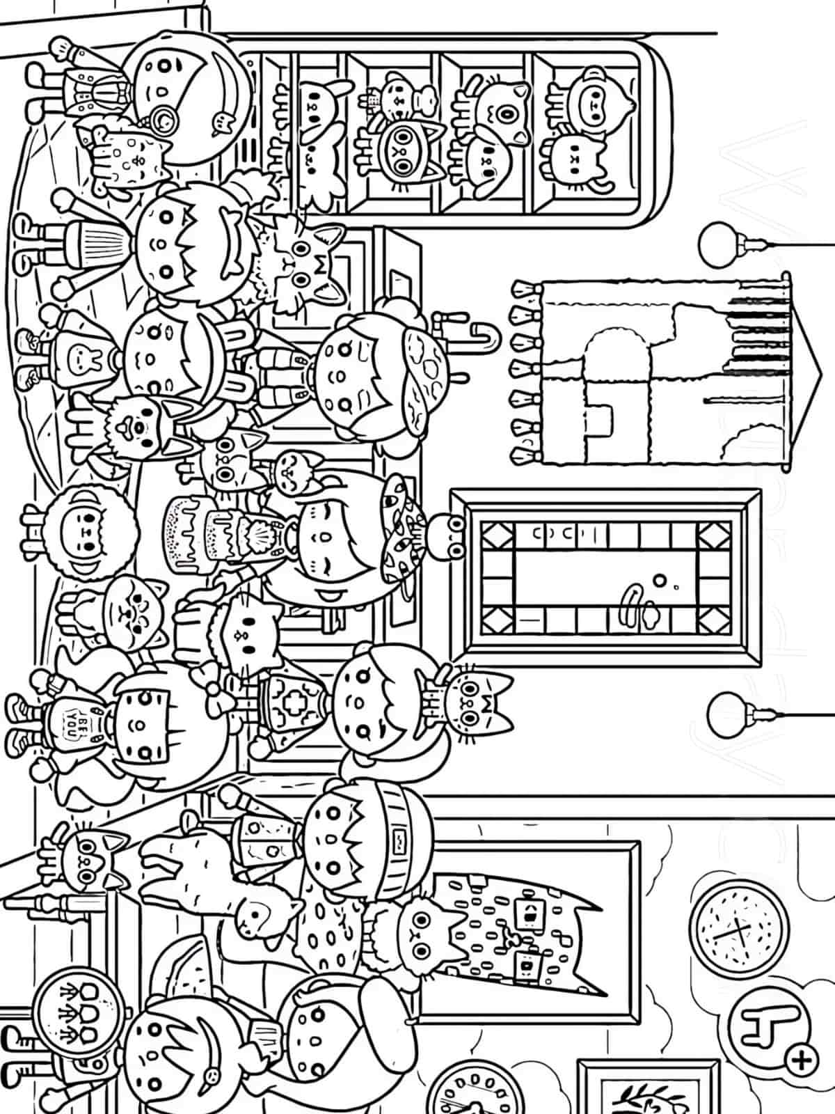 Toca Boca Life Coloring Pages For Kids